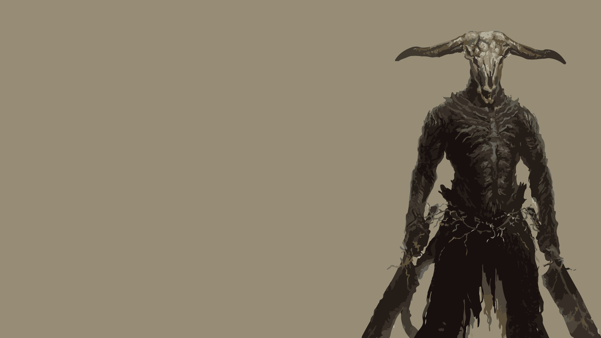 Capra Demon from Dark Souls HD Wallpaper