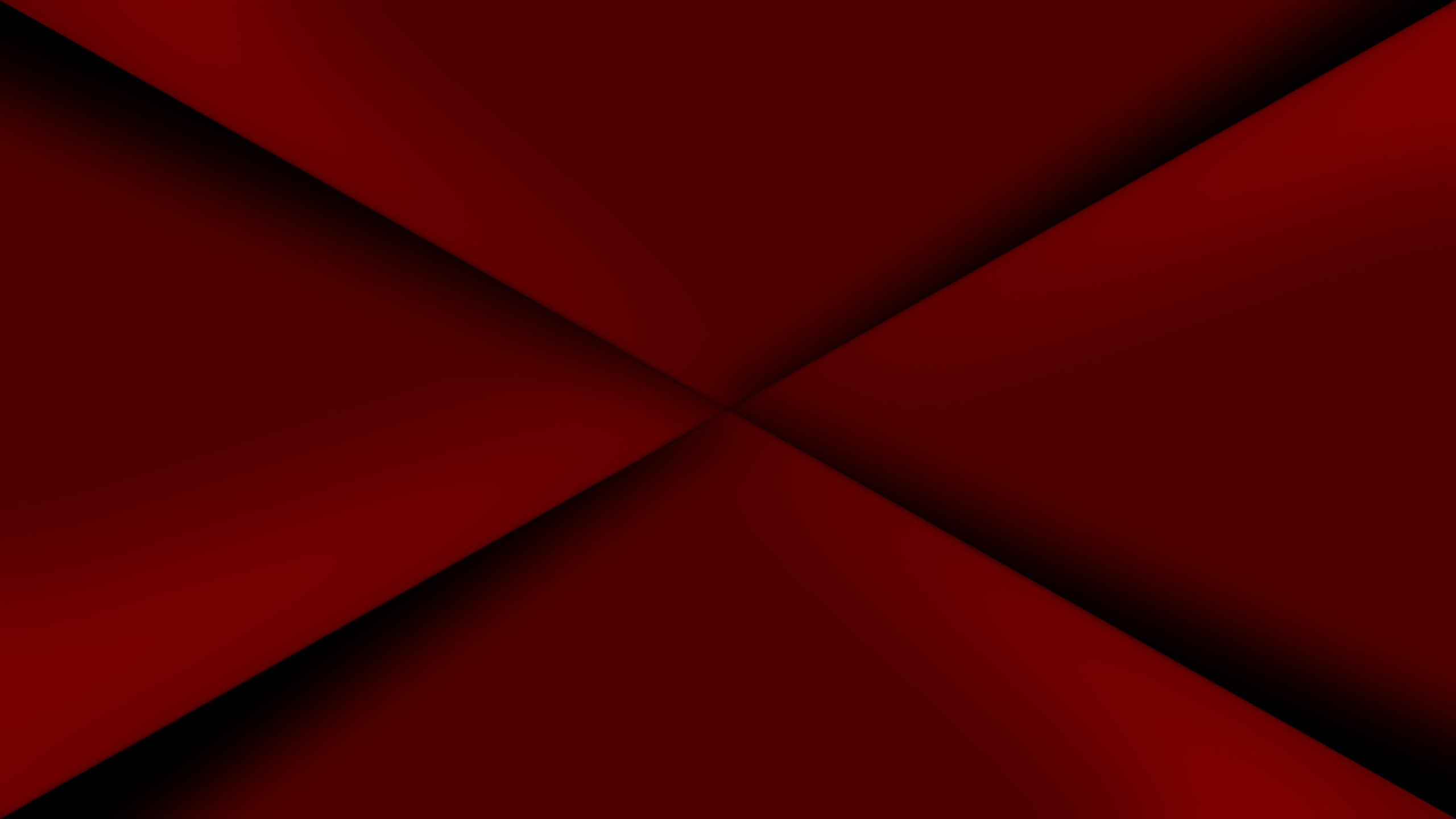 Abstract red digital art with shadows HD Wallpaper