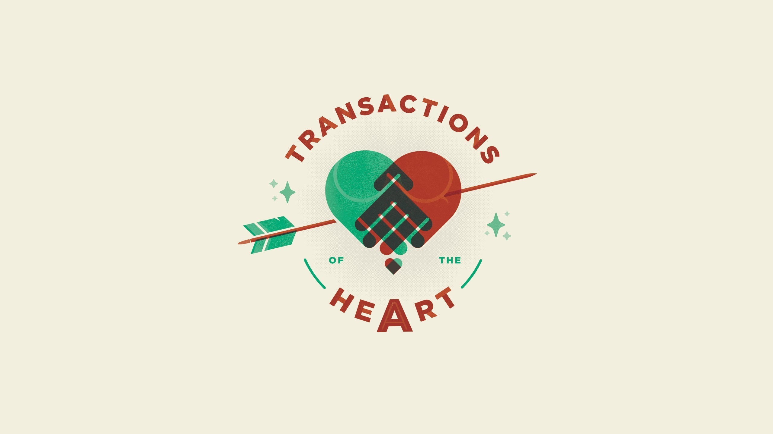 Transactions of the Heart logo HD Wallpaper
