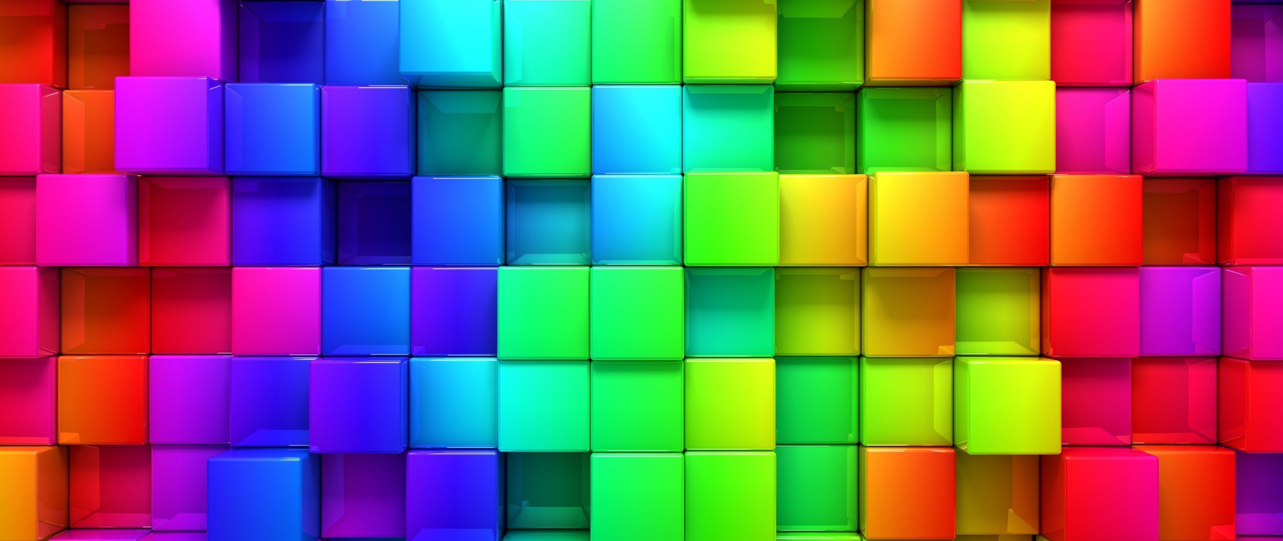 Colorful cubes background HD Wallpaper