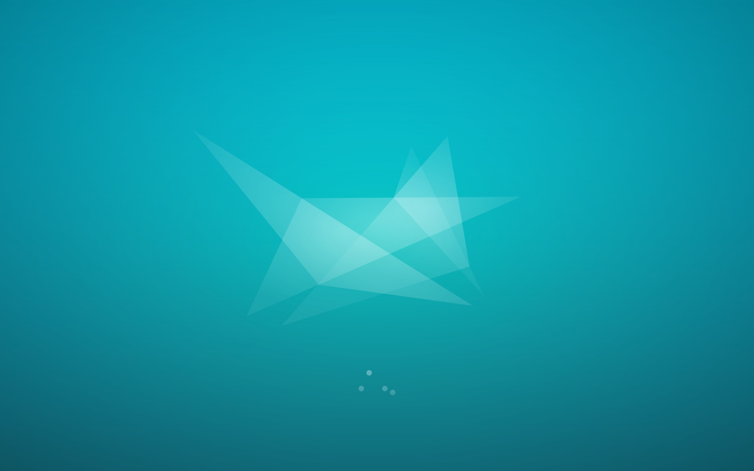 Abstract geometric shapes on a blue background HD Wallpaper