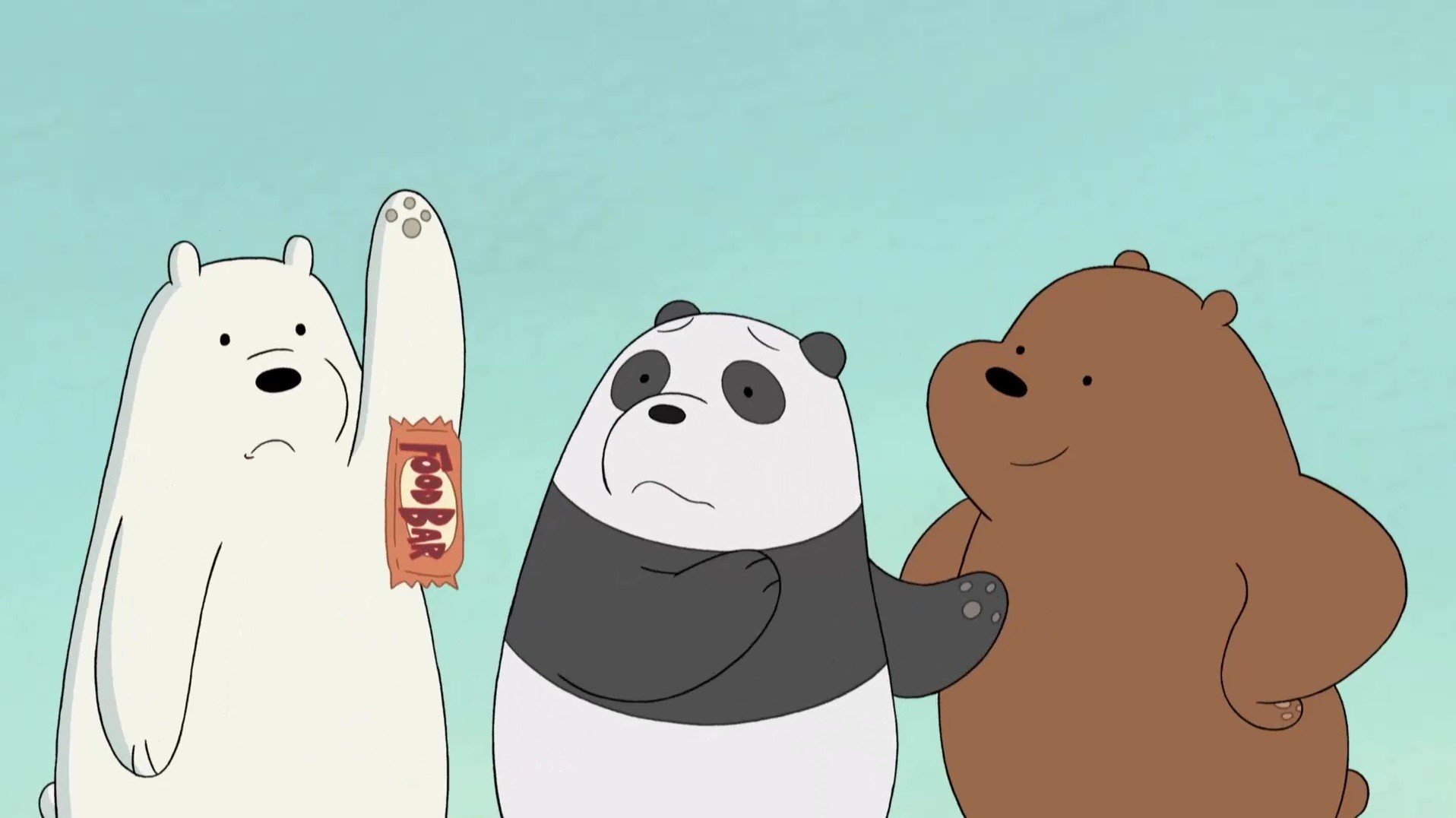 We Bare Bears: Food Bar HD Wallpaper