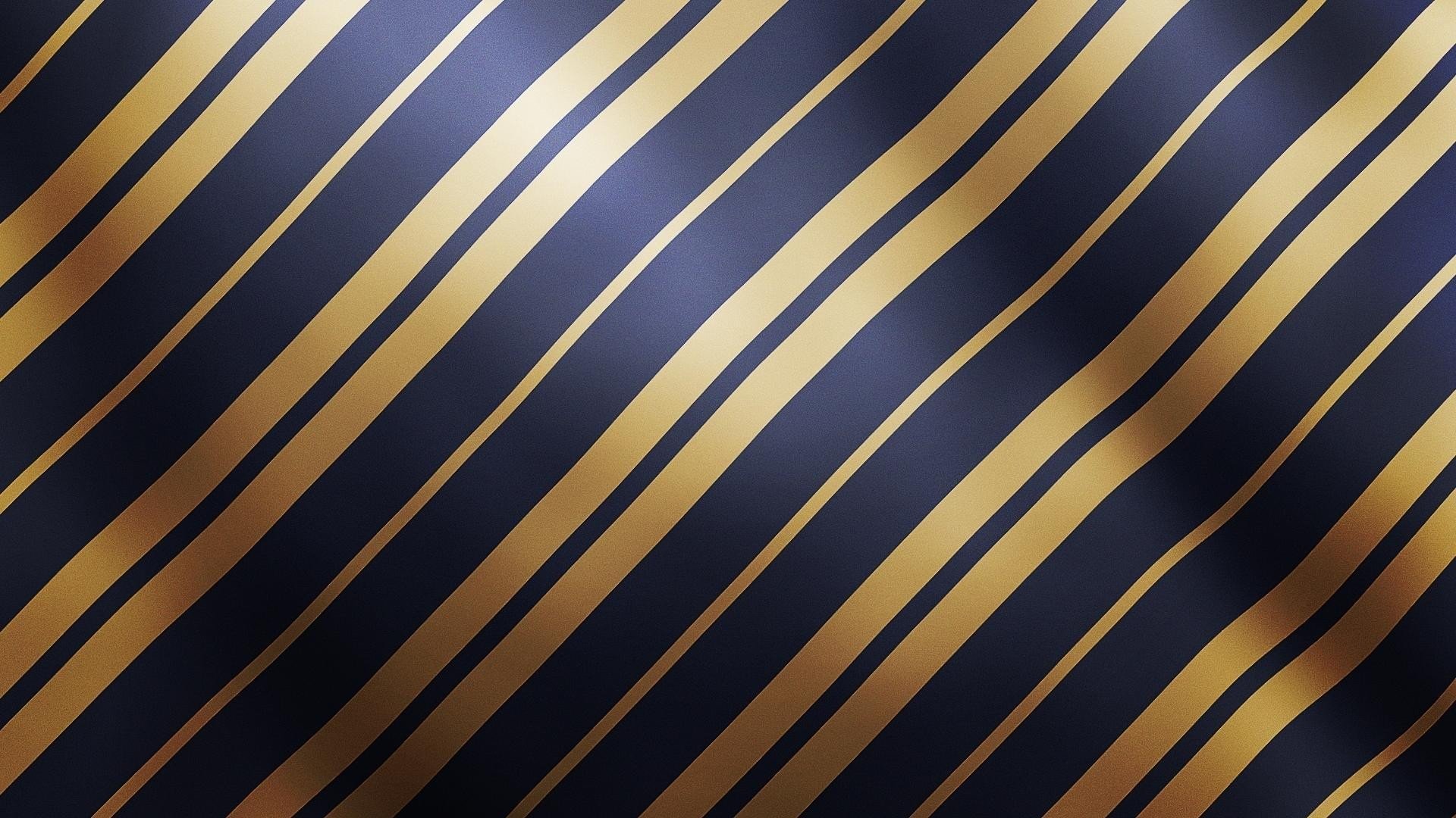 Diagonal Navy Blue and Gold Stripes Texture HD Wallpaper