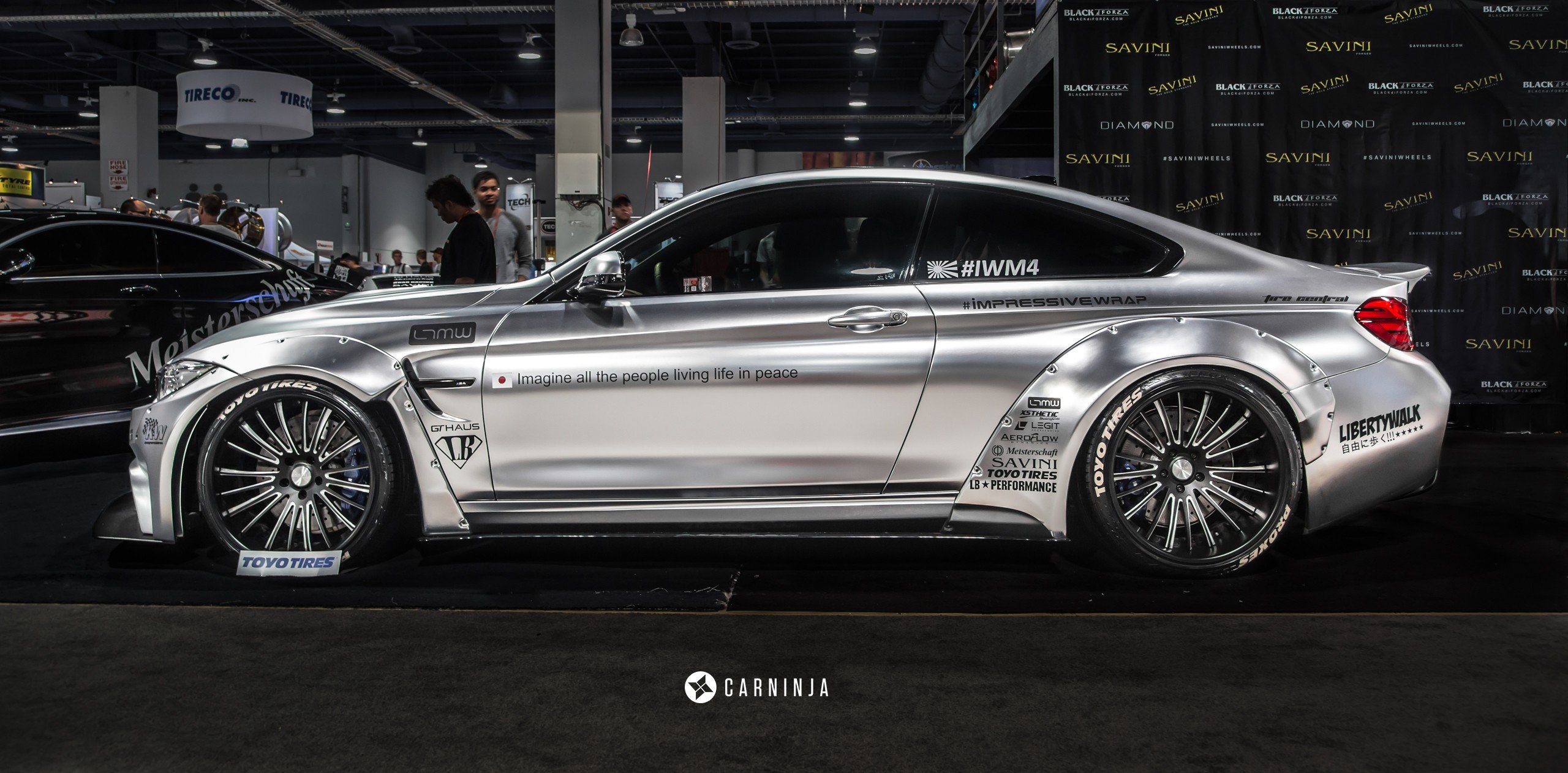 BMW M4 Coupe Liberty Walk with Toyo Tires HD Wallpaper