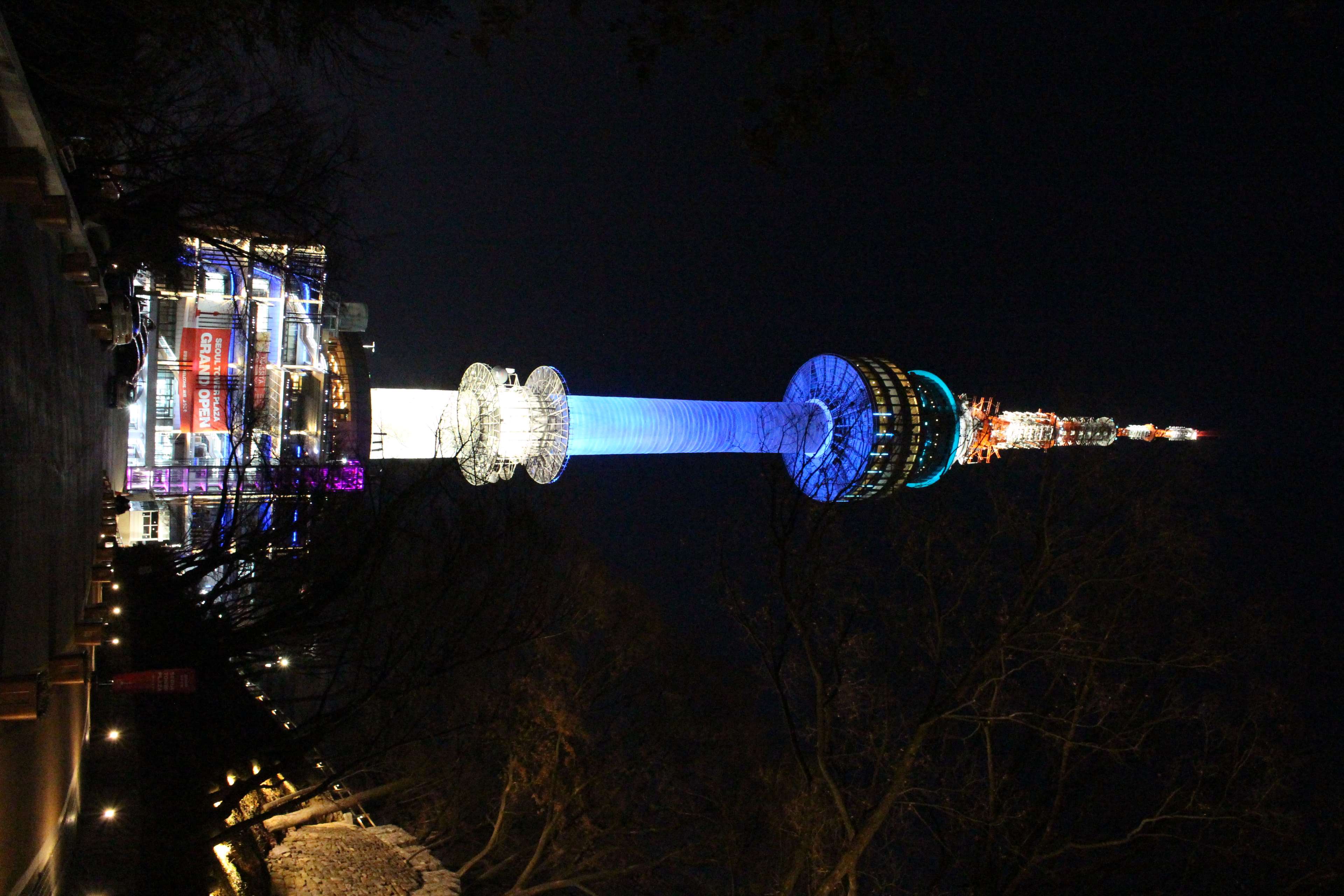 Namsan Tower South Korea 4K HD Wallpaper