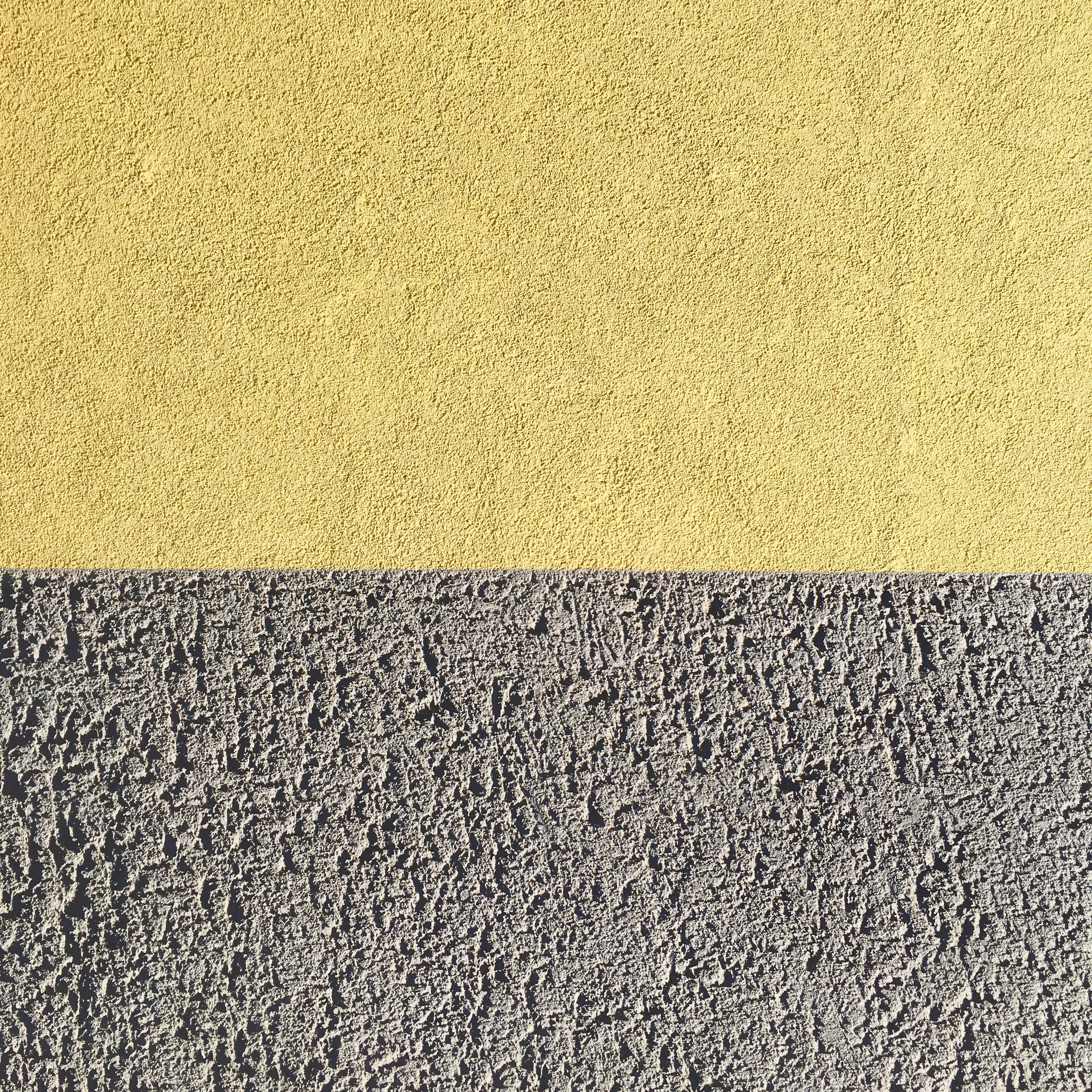 Yellow and grey textured wall HD Wallpaper