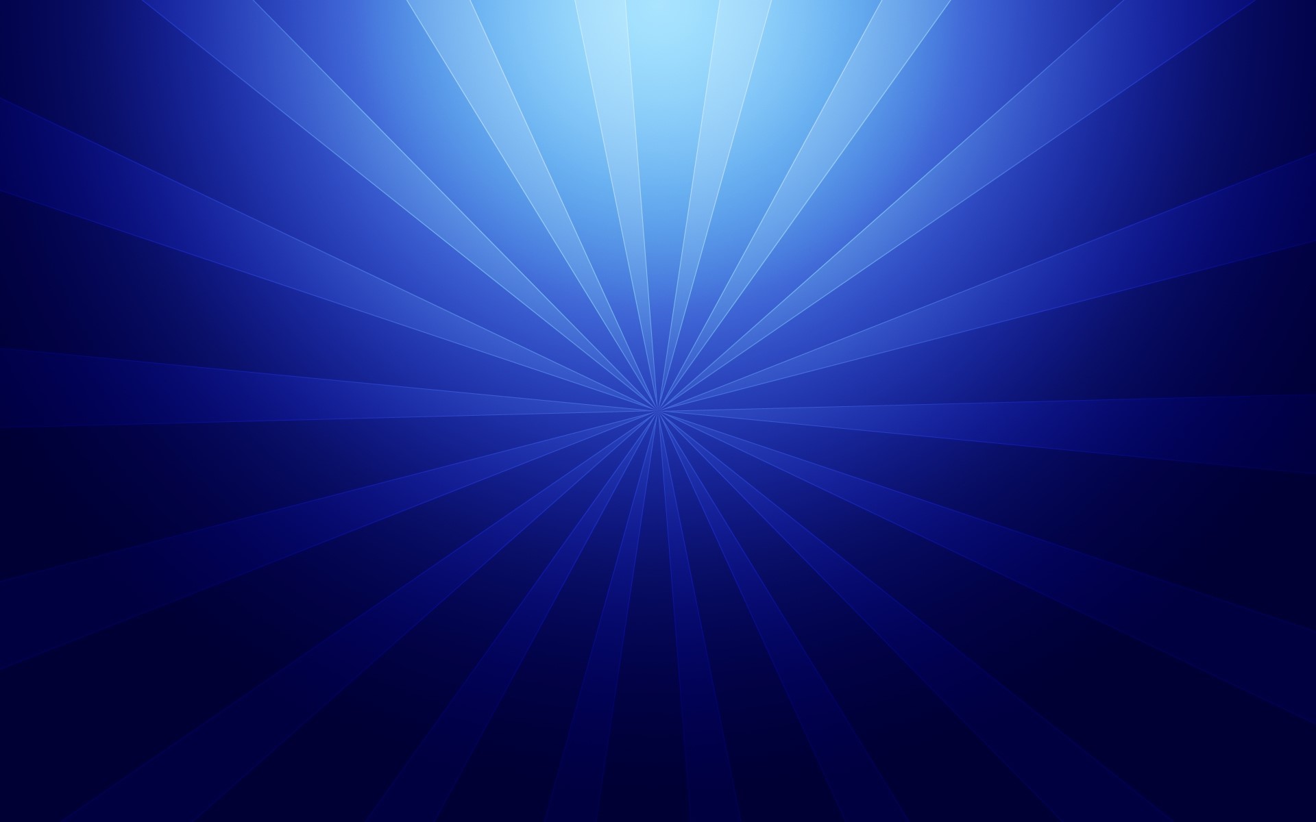 Abstract blue rays radiating from center HD Wallpaper