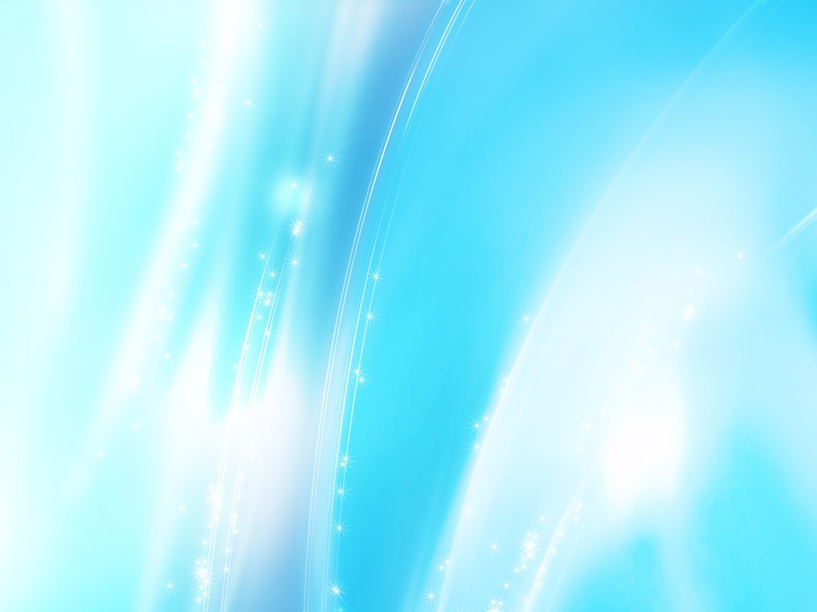 Blue light flow with sparkles HD Wallpaper