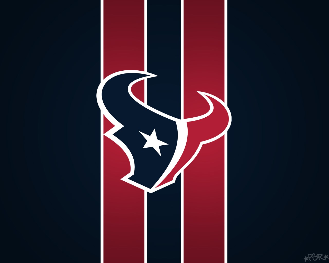 Houston Texans Logo on Striped Background HD Wallpaper