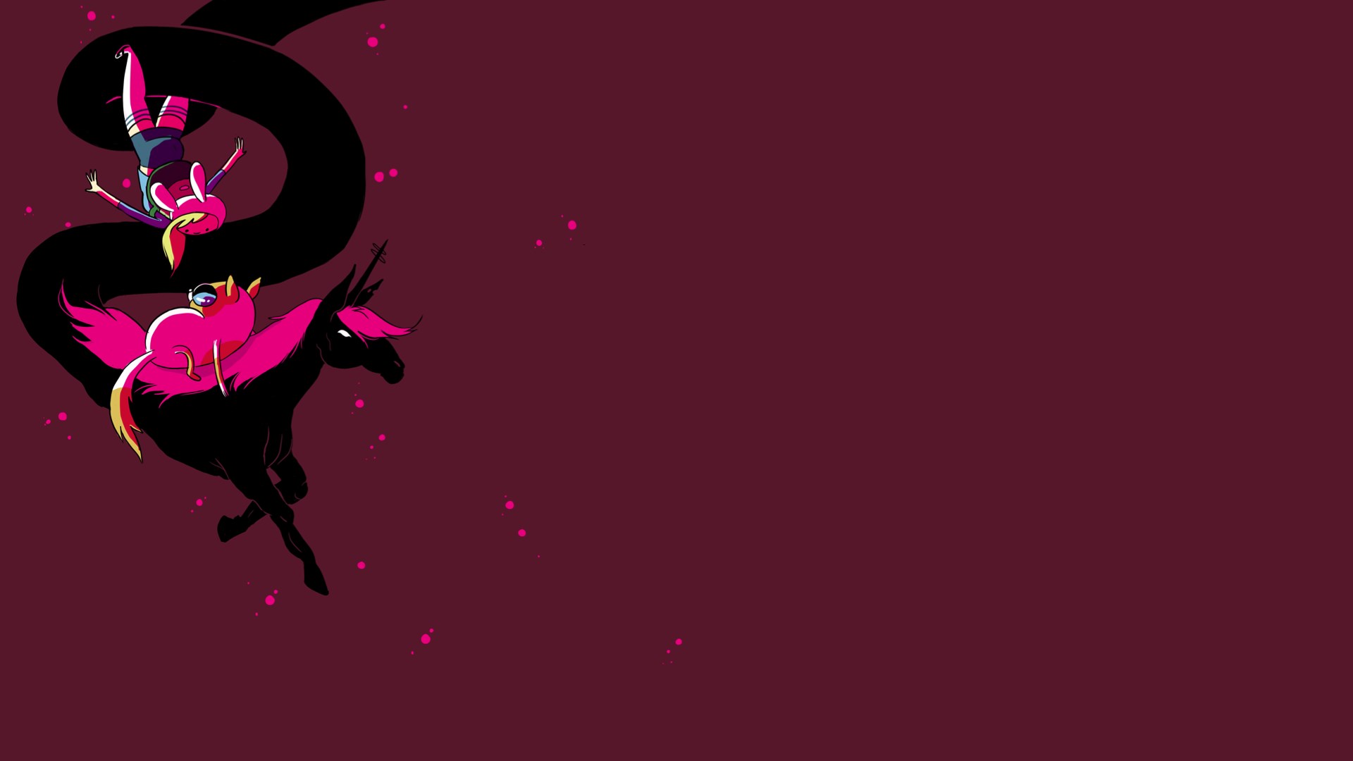 Princess Bubblegum and Lumpy Space Princess from Adventure Time HD Wallpaper