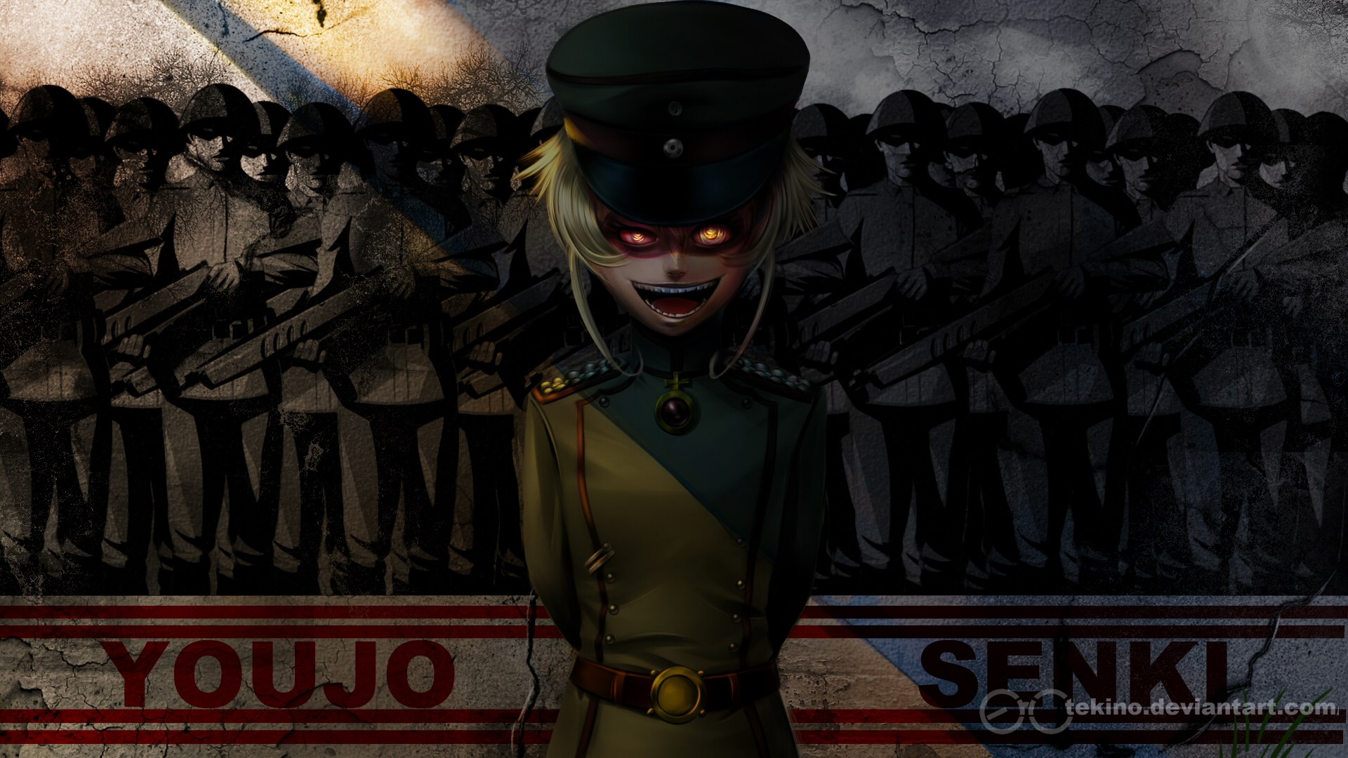 Tanya von Degurechaff from Youjo Senki HD Wallpaper
