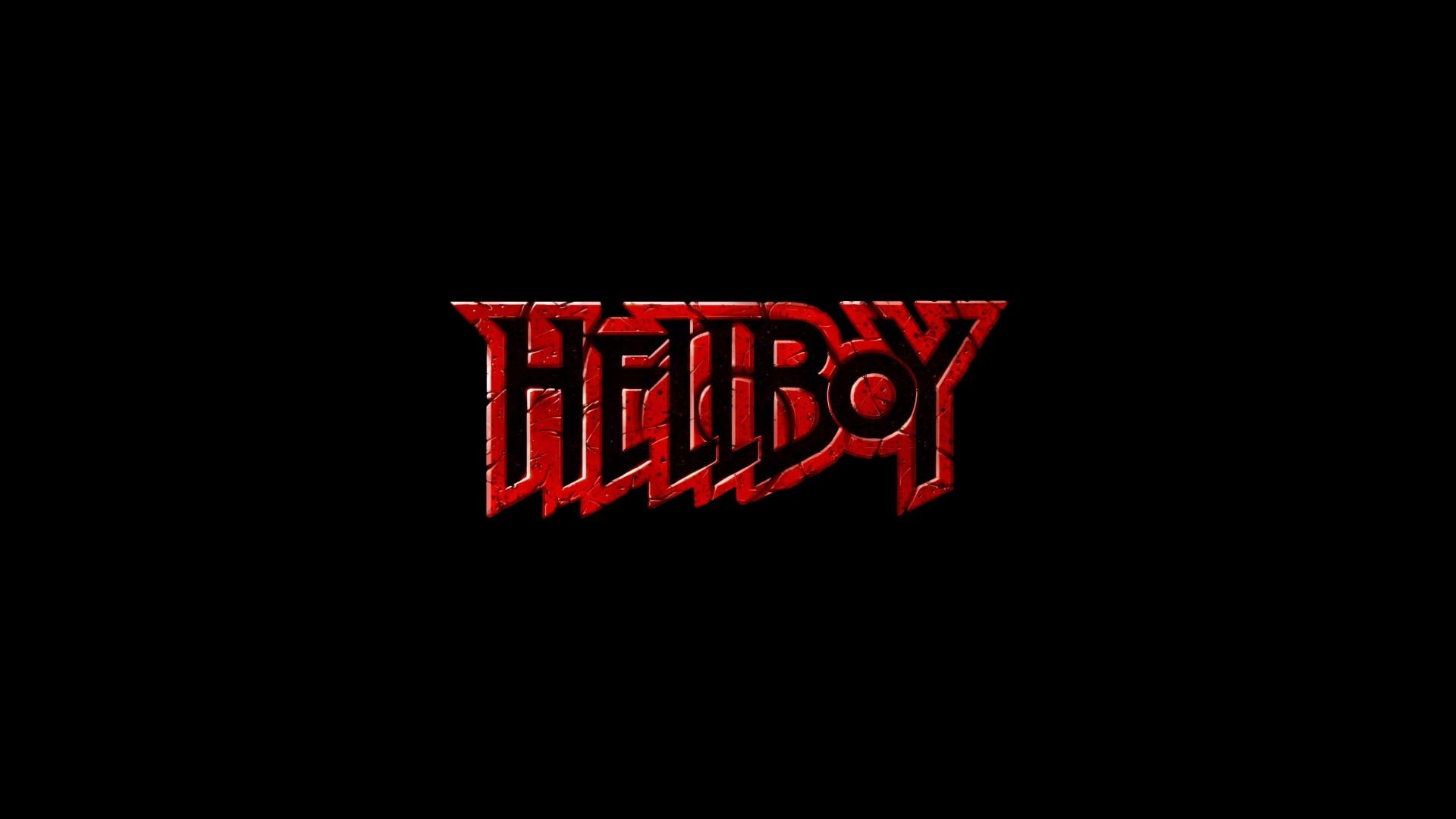 Hellboy movie logo HD Wallpaper