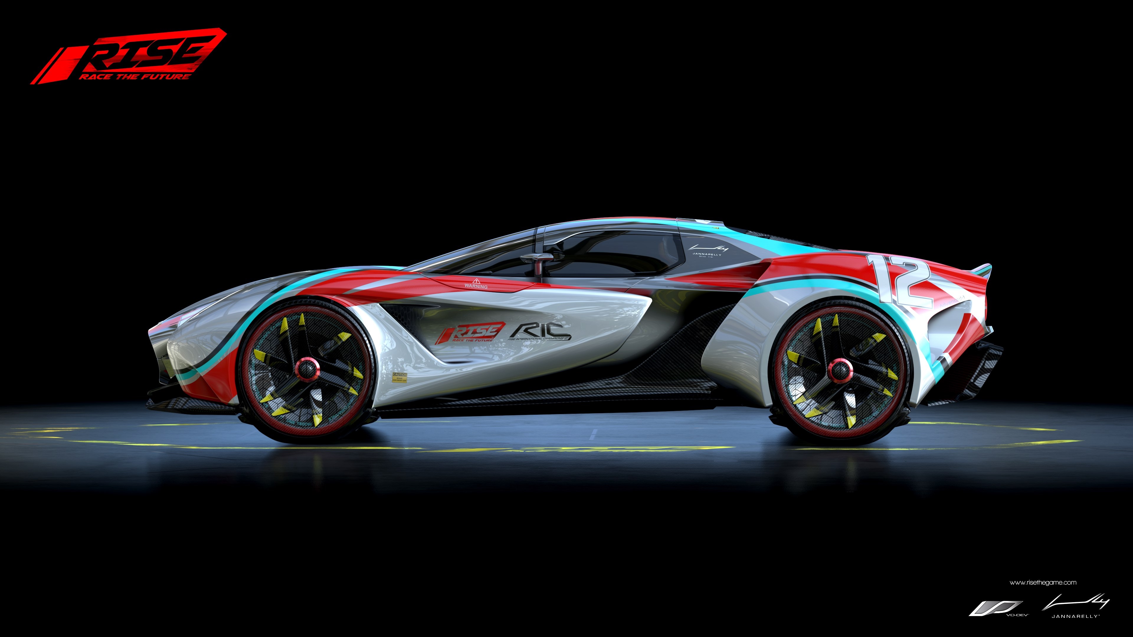 RISE Race the Future concept car 4K HD Wallpaper