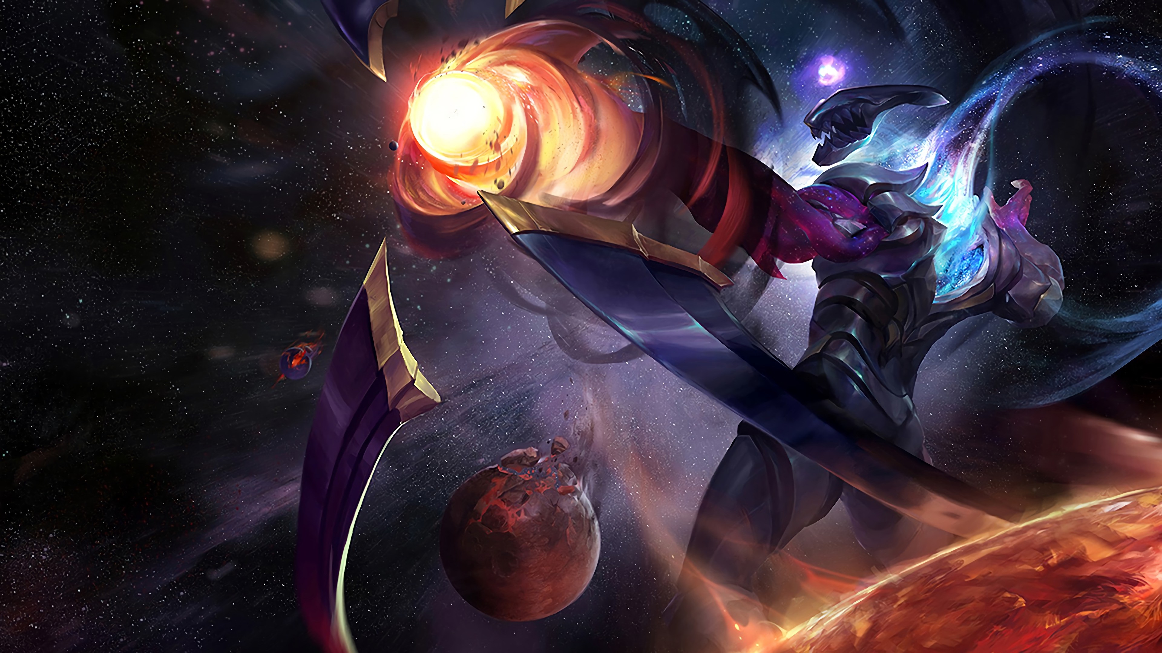 Dark Star Varus from League of Legends 4K HD Wallpaper