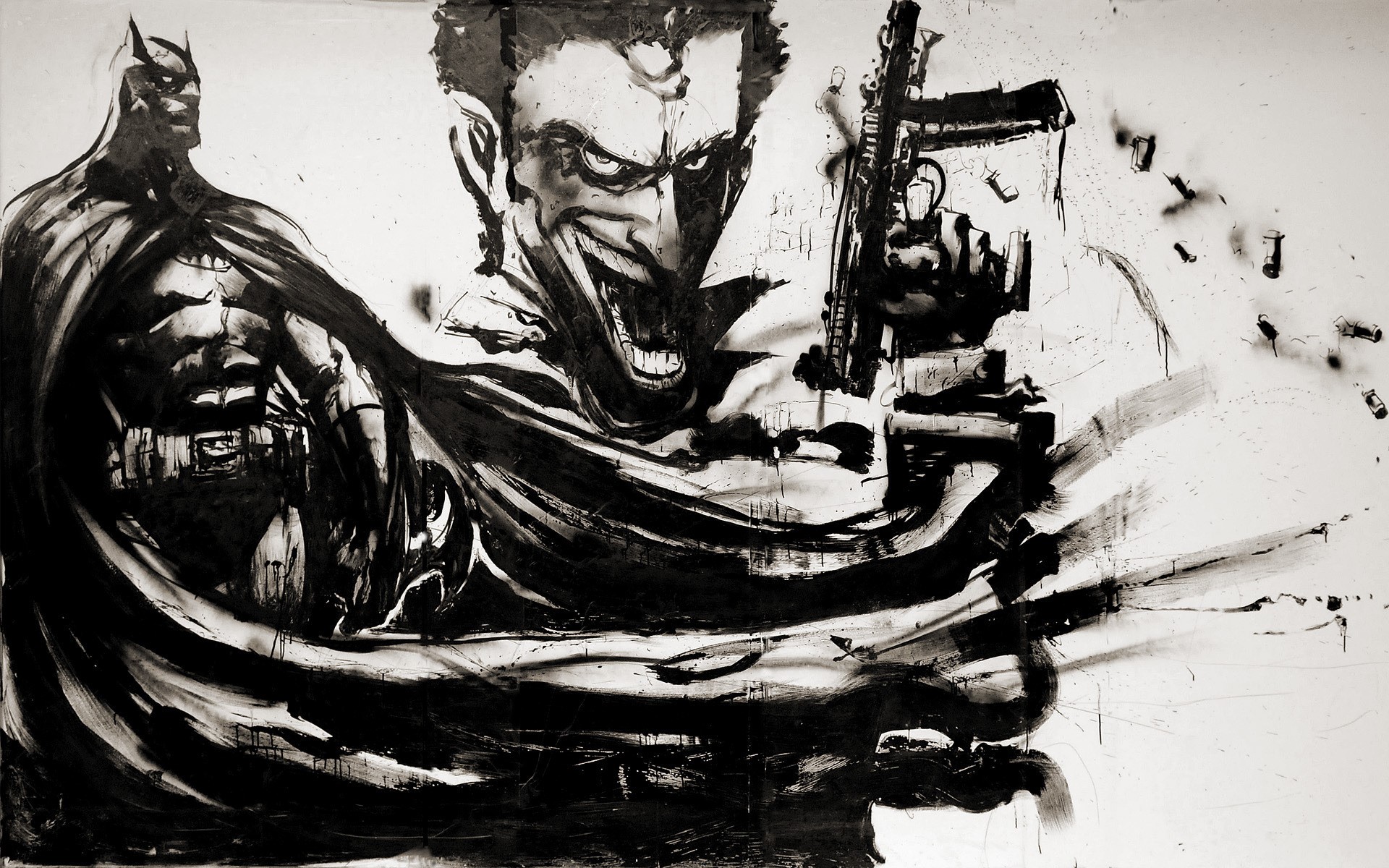 Batman and Joker from DC Comics HD Wallpaper