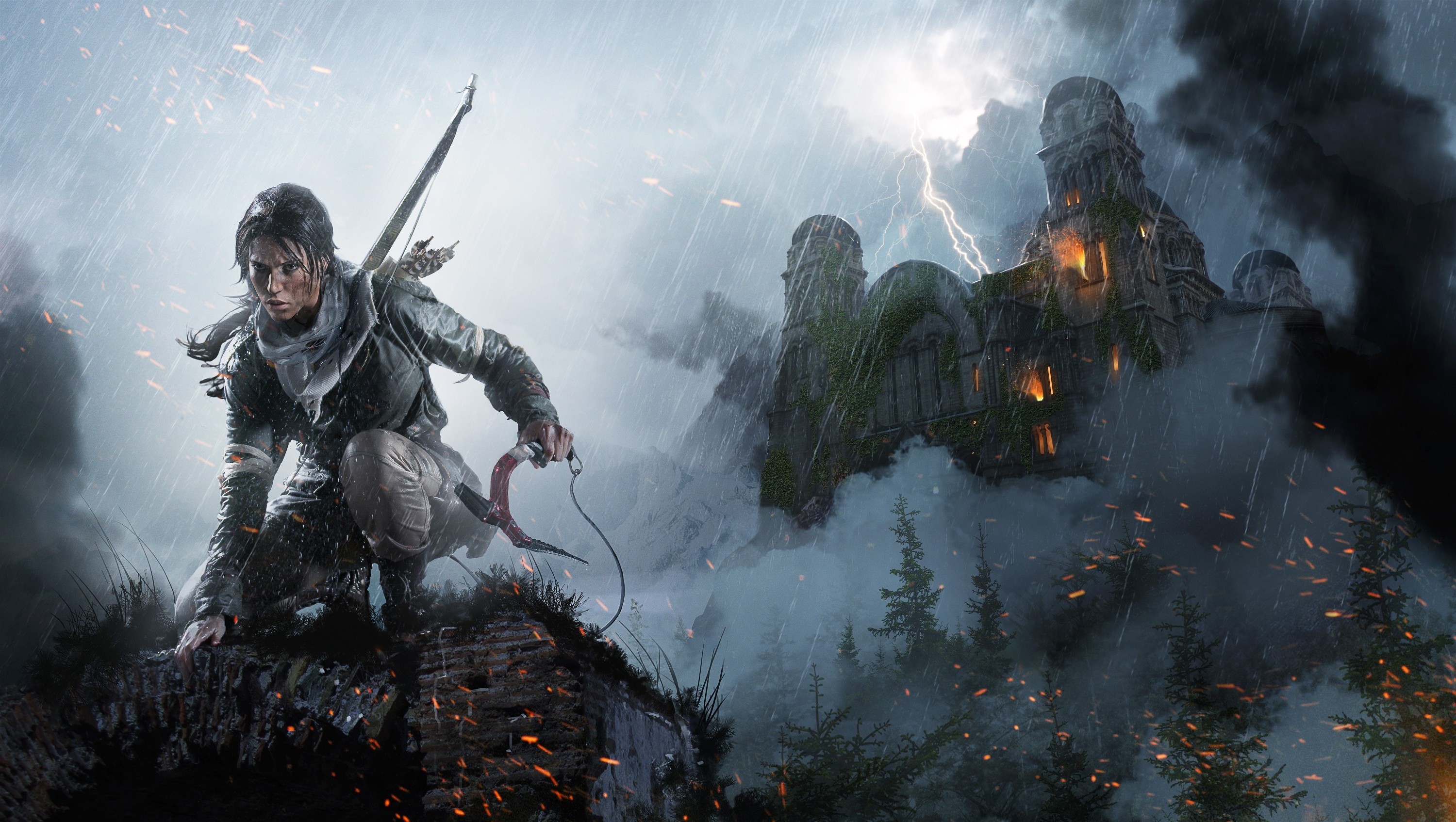 Lara Croft from Rise of the Tomb Raider Artwork HD Wallpaper