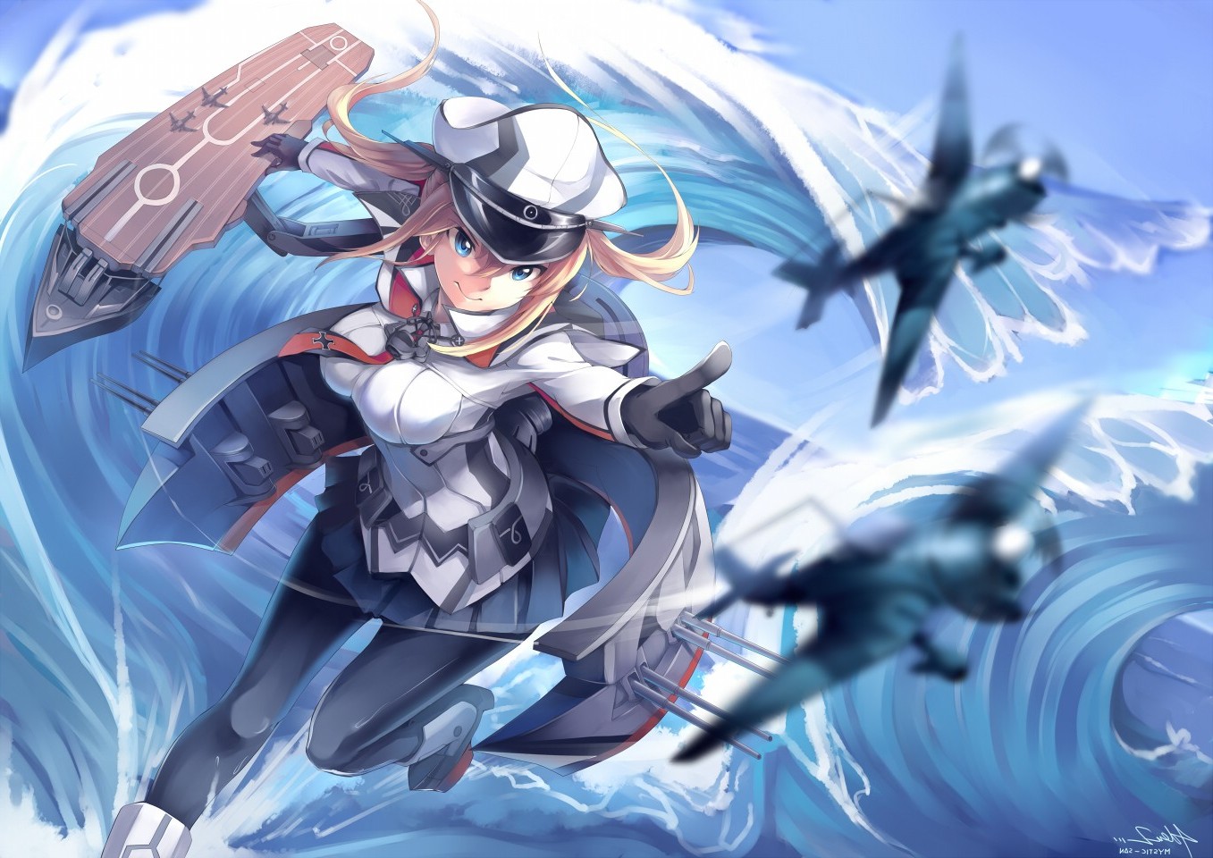 Graf Zeppelin from Kantai Collection HD Wallpaper