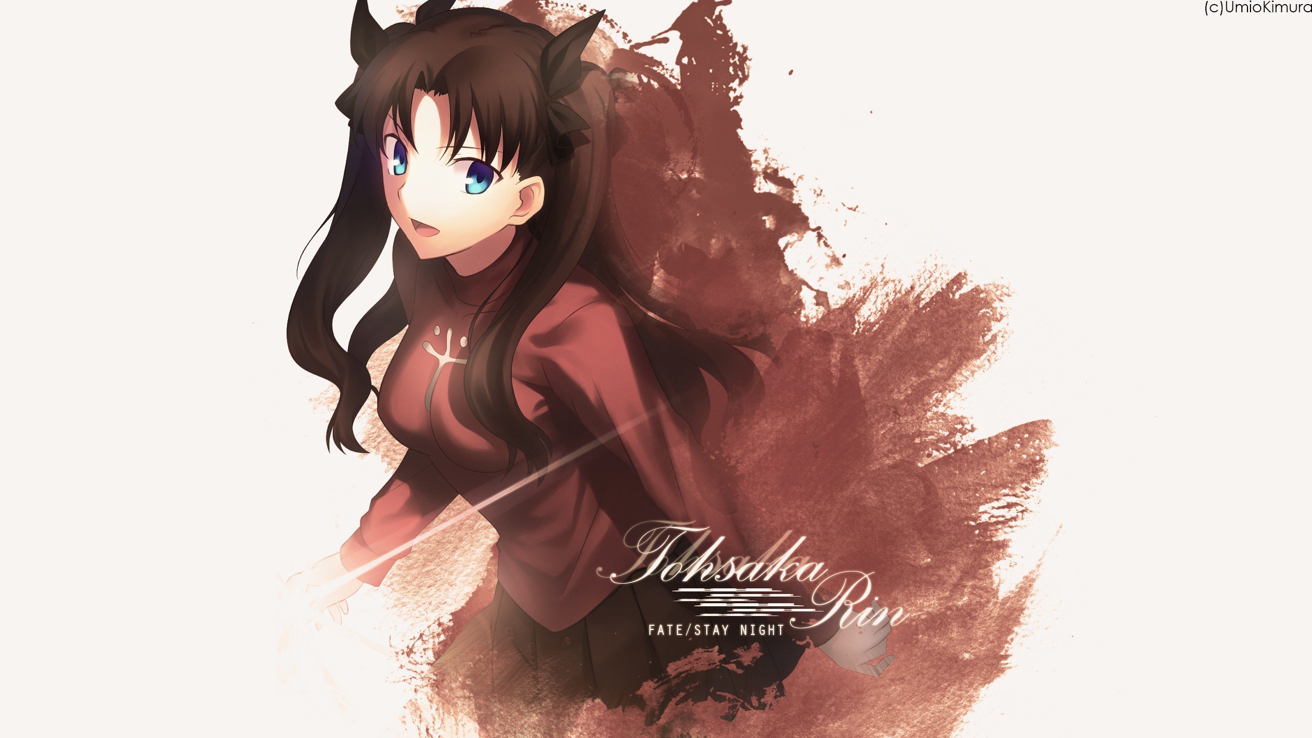 Tohsaka Rin from Fate/Stay Night HD Wallpaper
