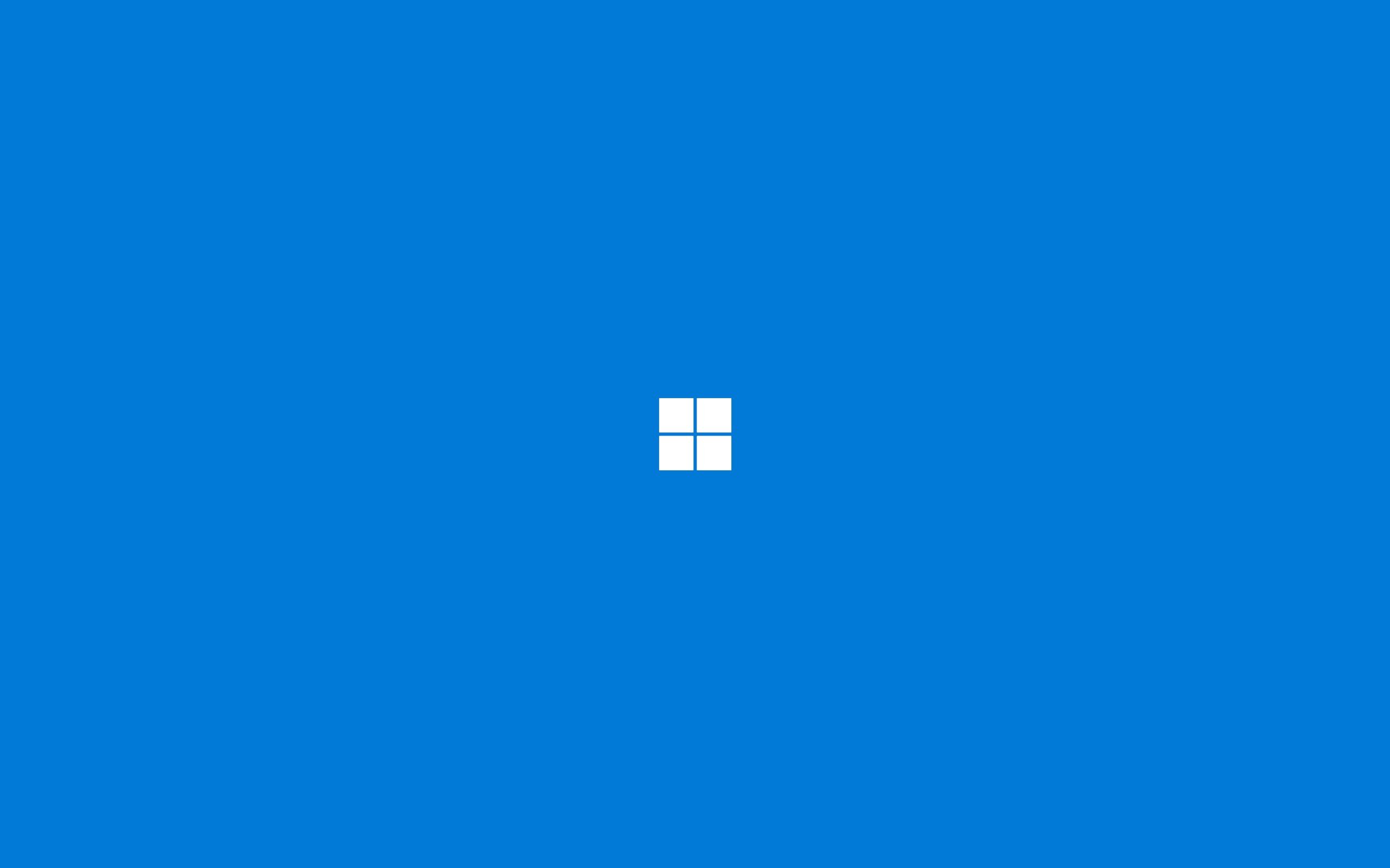 Windows logo on blue background HD Wallpaper