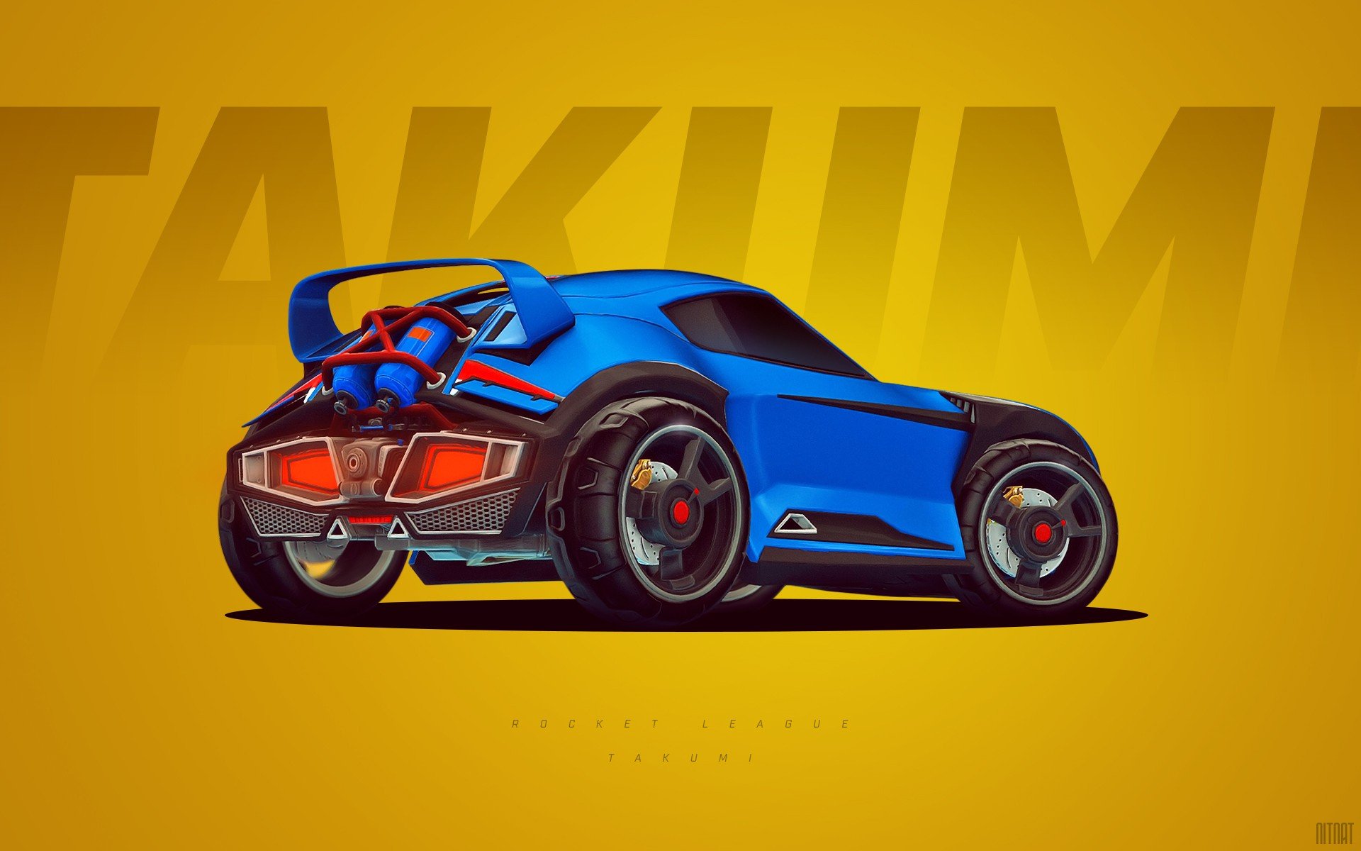 Takumi car from Rocket League HD Wallpaper