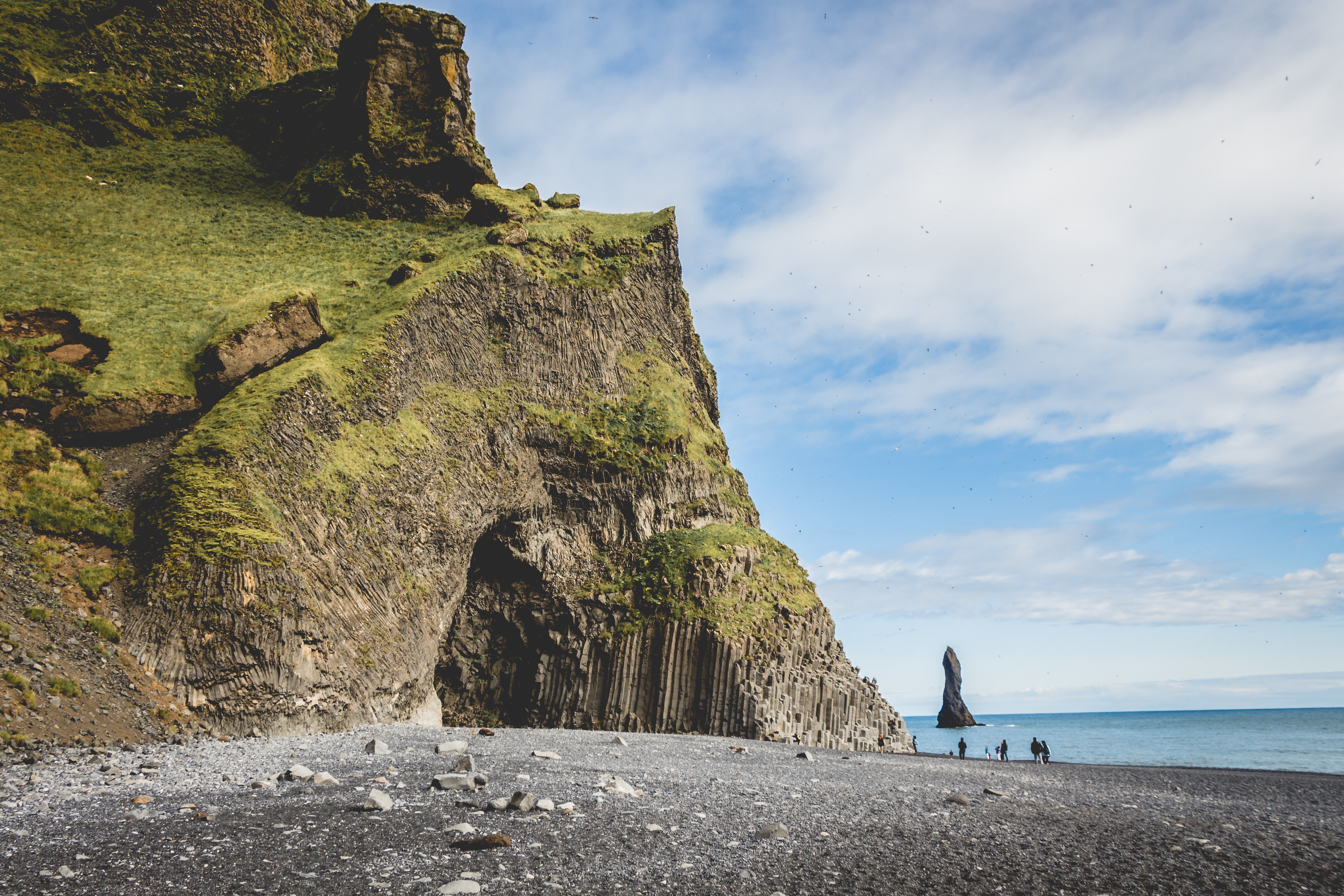 Reynisfjara Black Sand Beach Iceland HD Wallpaper