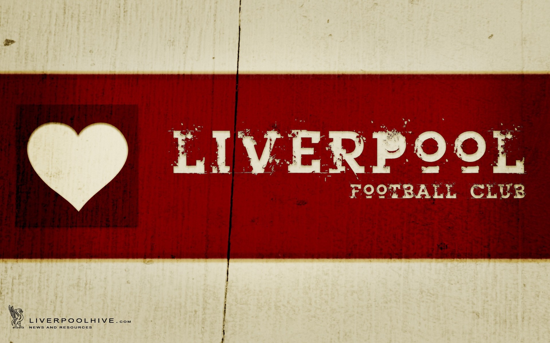 Liverpool Football Club Heart Emblem HD Wallpaper