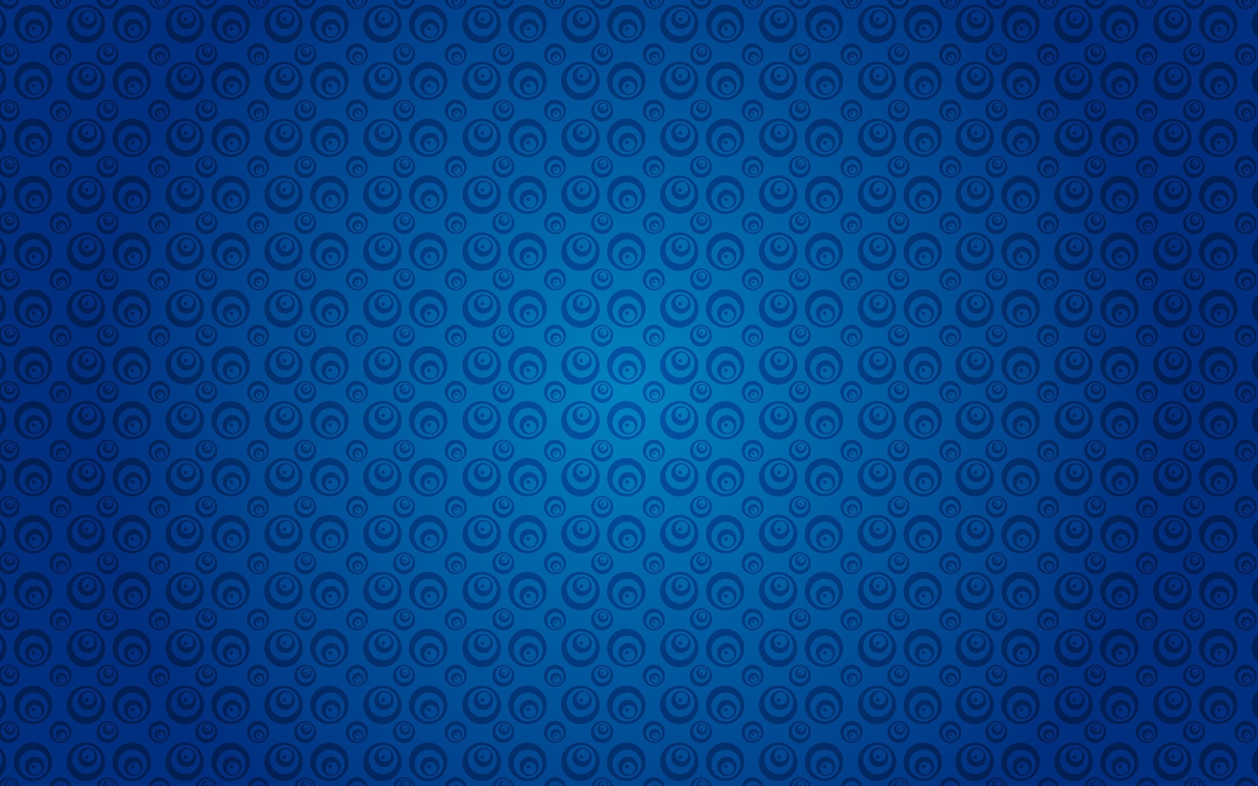 Blue gradient background with repeating circle pattern HD Wallpaper