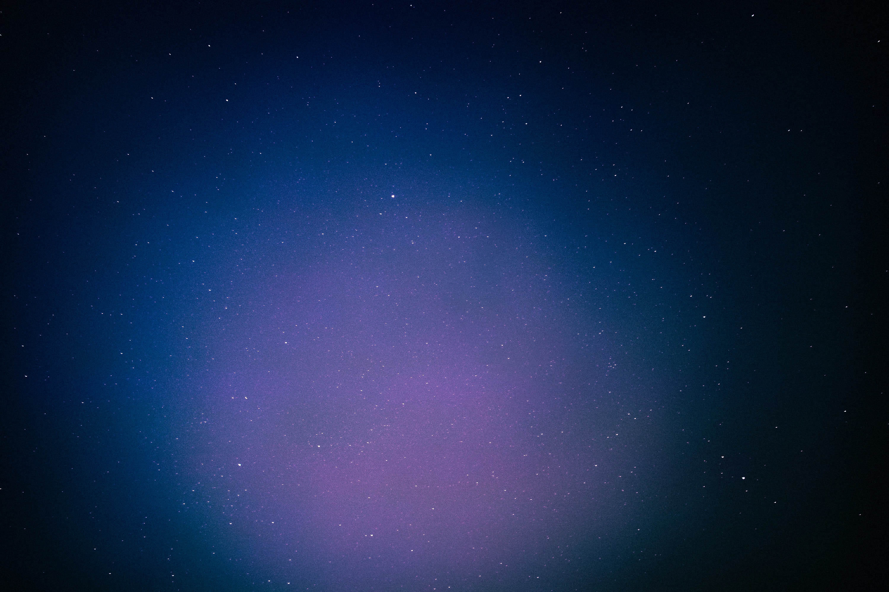 Night sky with stars and purple nebula over Tehran HD Wallpaper