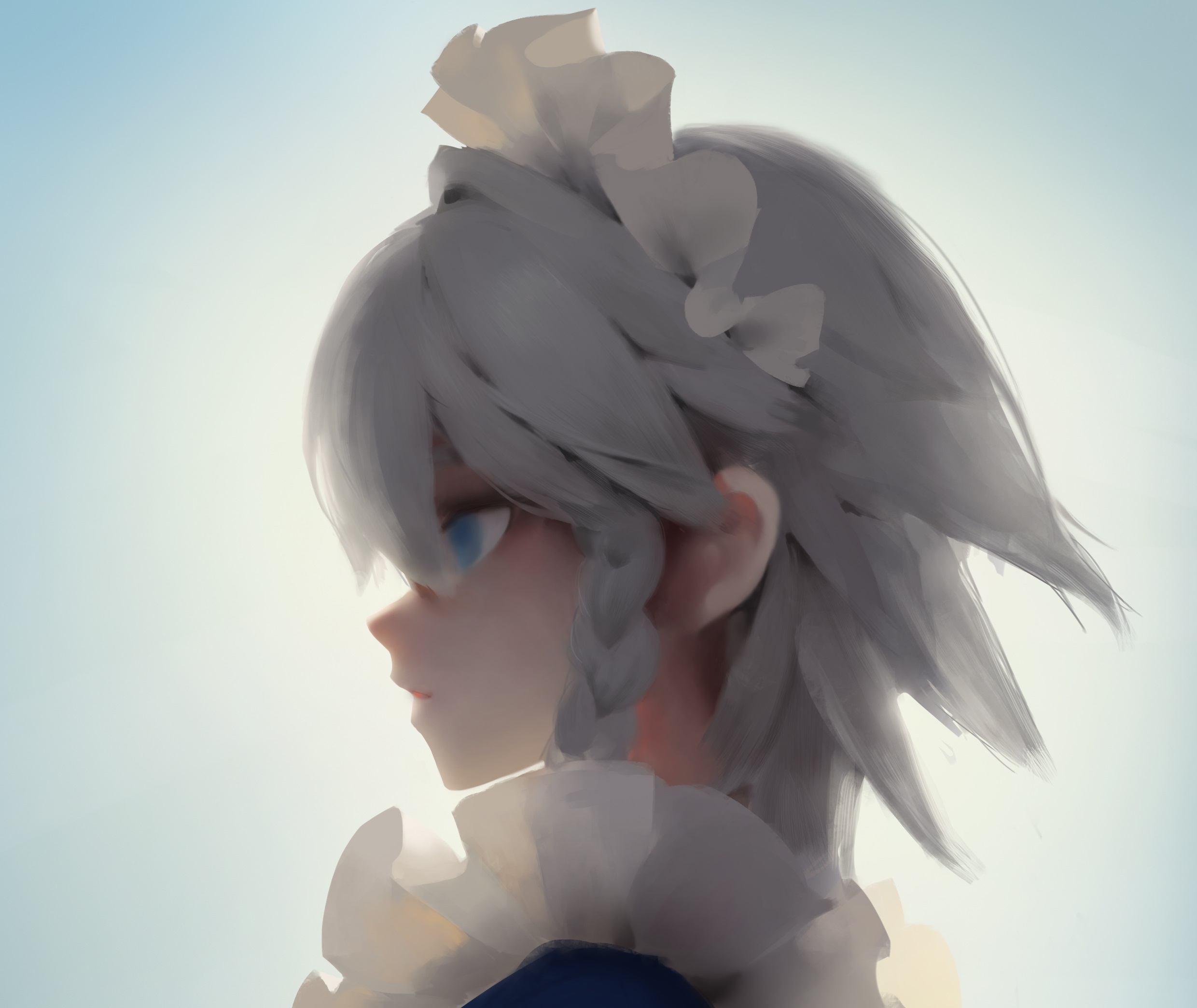 Sakuya Izayoi from Touhou Project HD Wallpaper