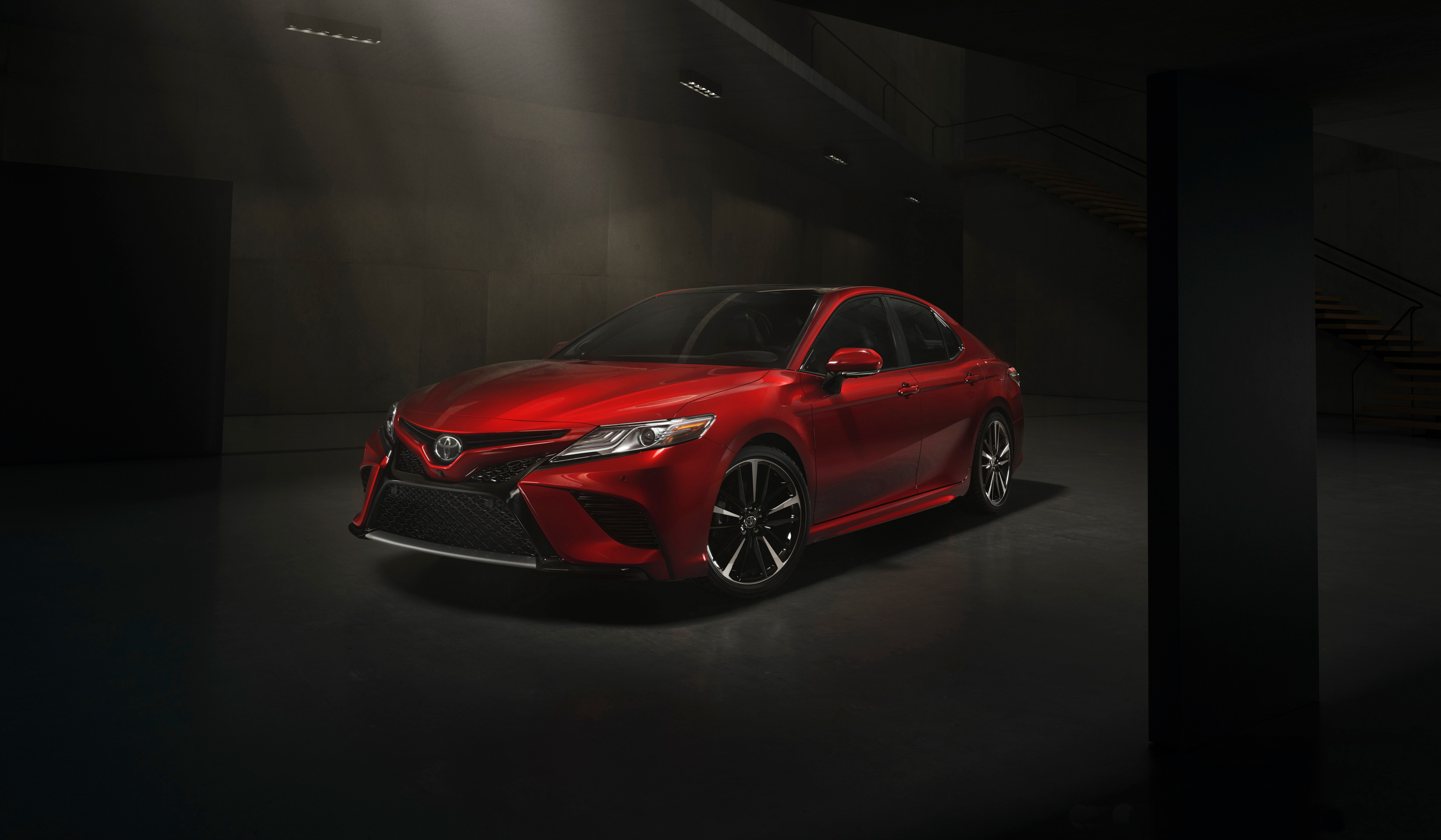 Red Toyota Camry 2018 4K HD Wallpaper