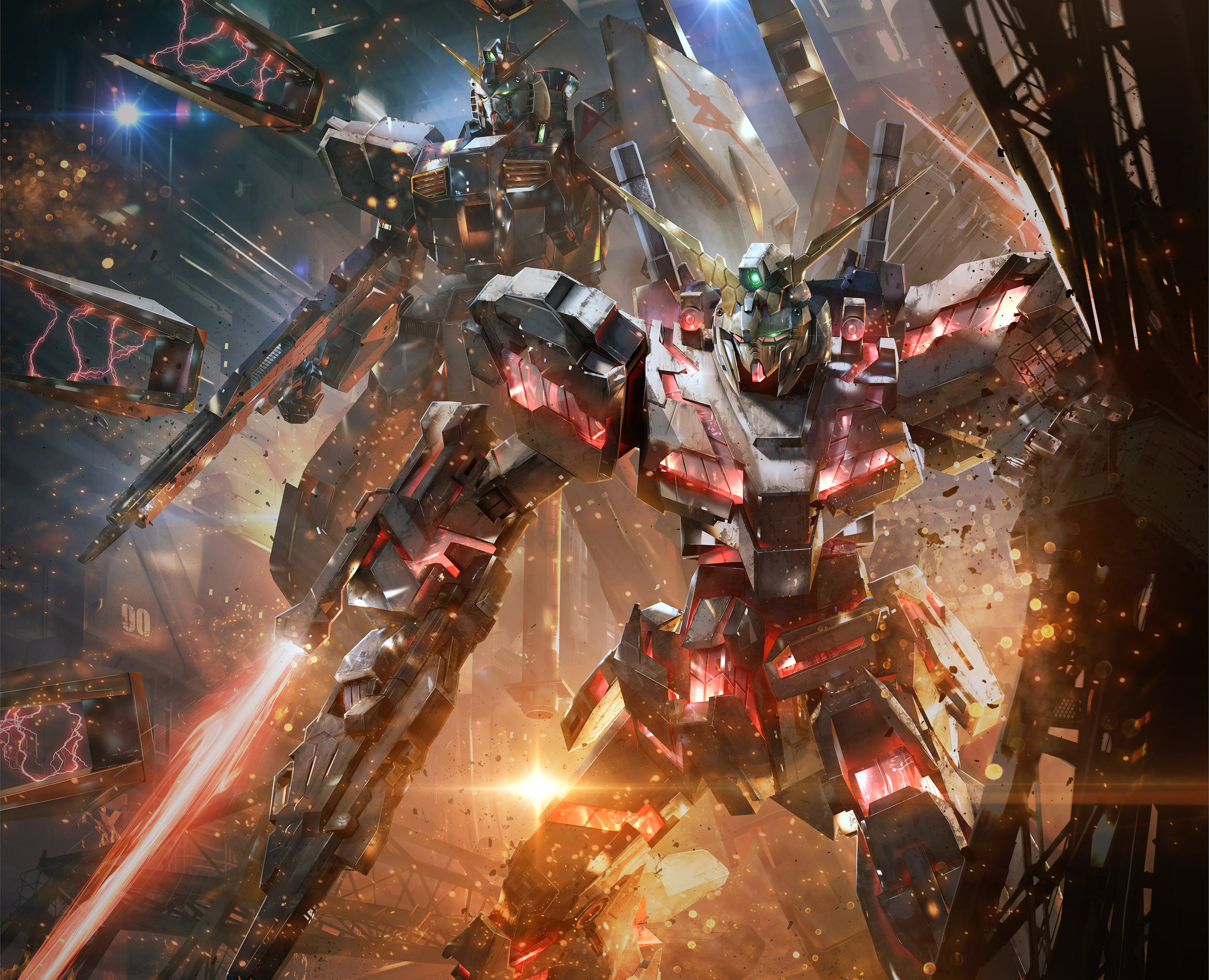 Gundam Versus 4K HD Wallpaper