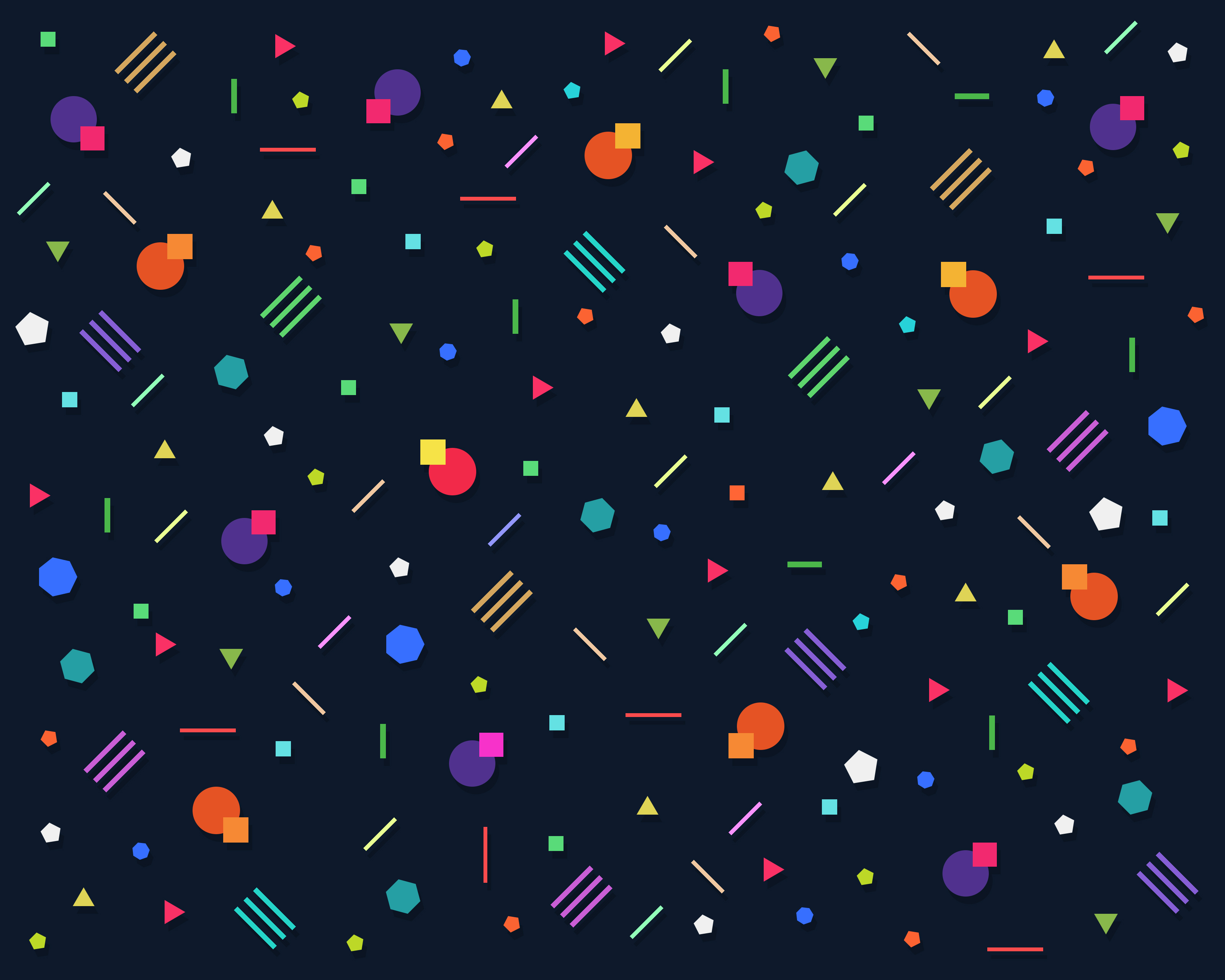 Abstract minimalist digital art 4K HD Wallpaper