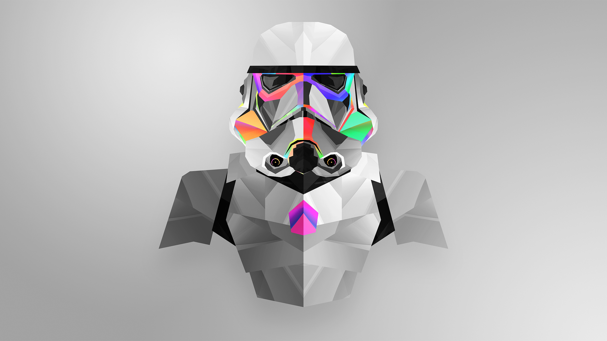 Abstract Stormtrooper from Star Wars HD Wallpaper