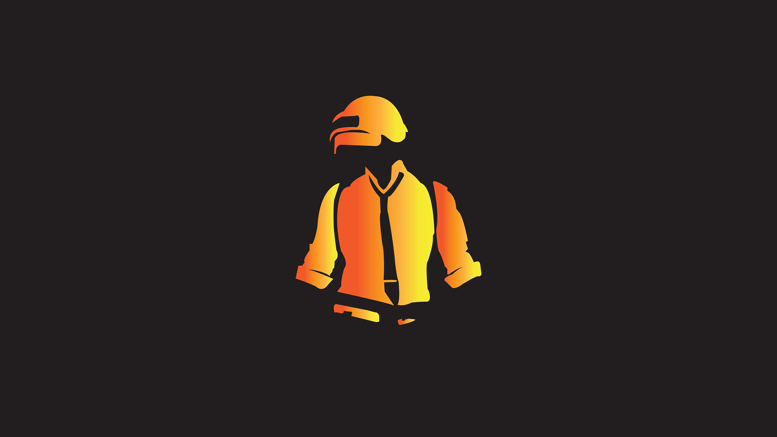 PUBG minimalist character artwork HD Wallpaper