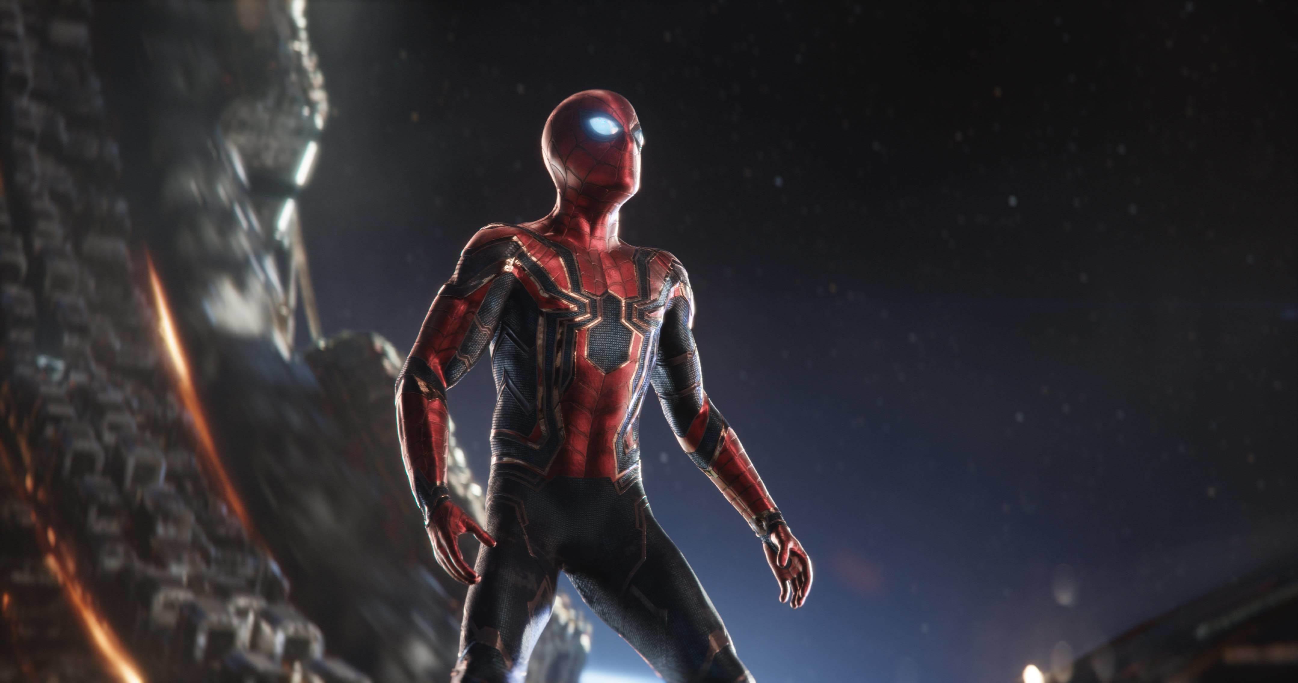 Spider-Man from Avengers Infinity War 4K HD Wallpaper