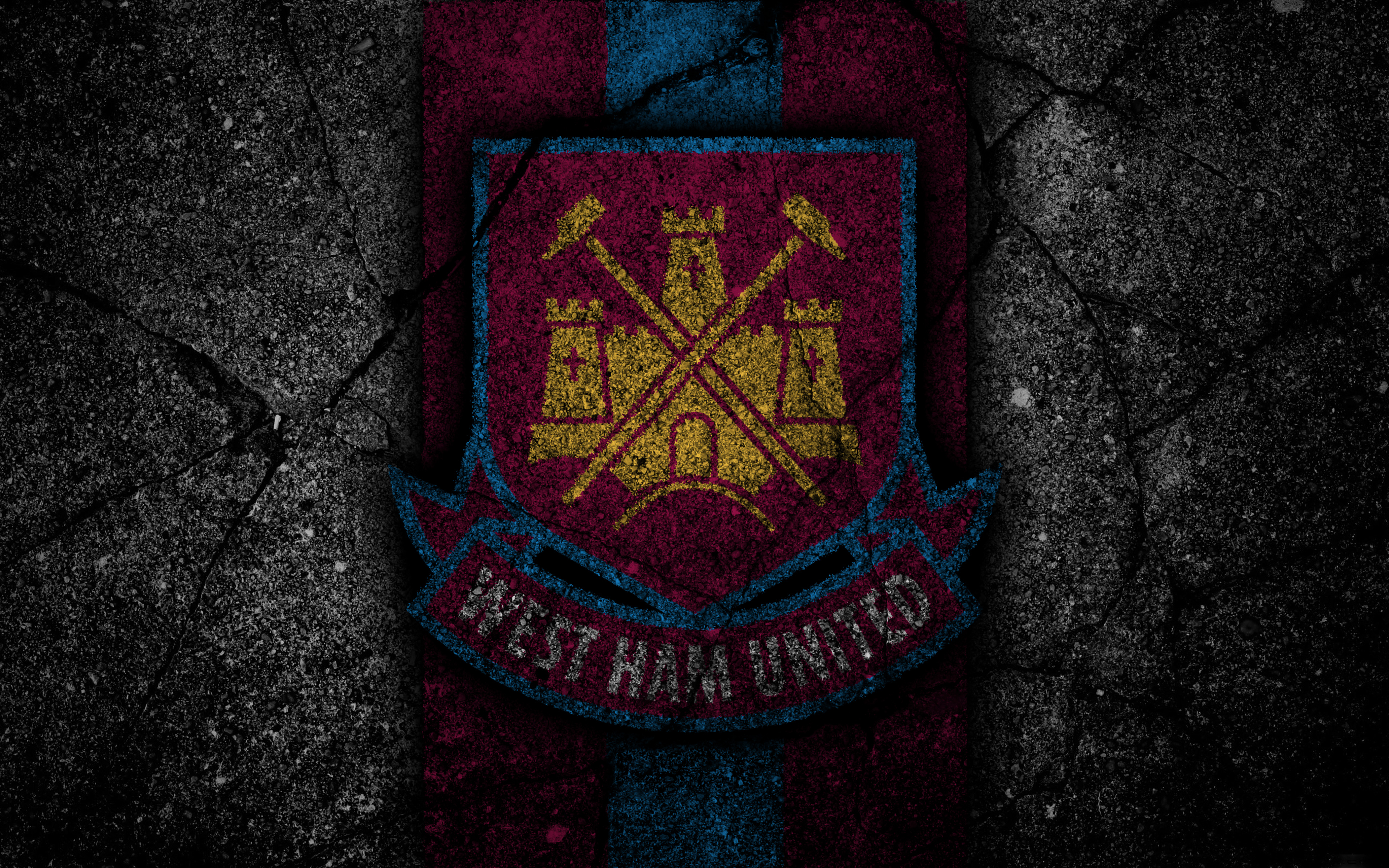 West Ham United F.C. Logo Emblem HD Wallpaper