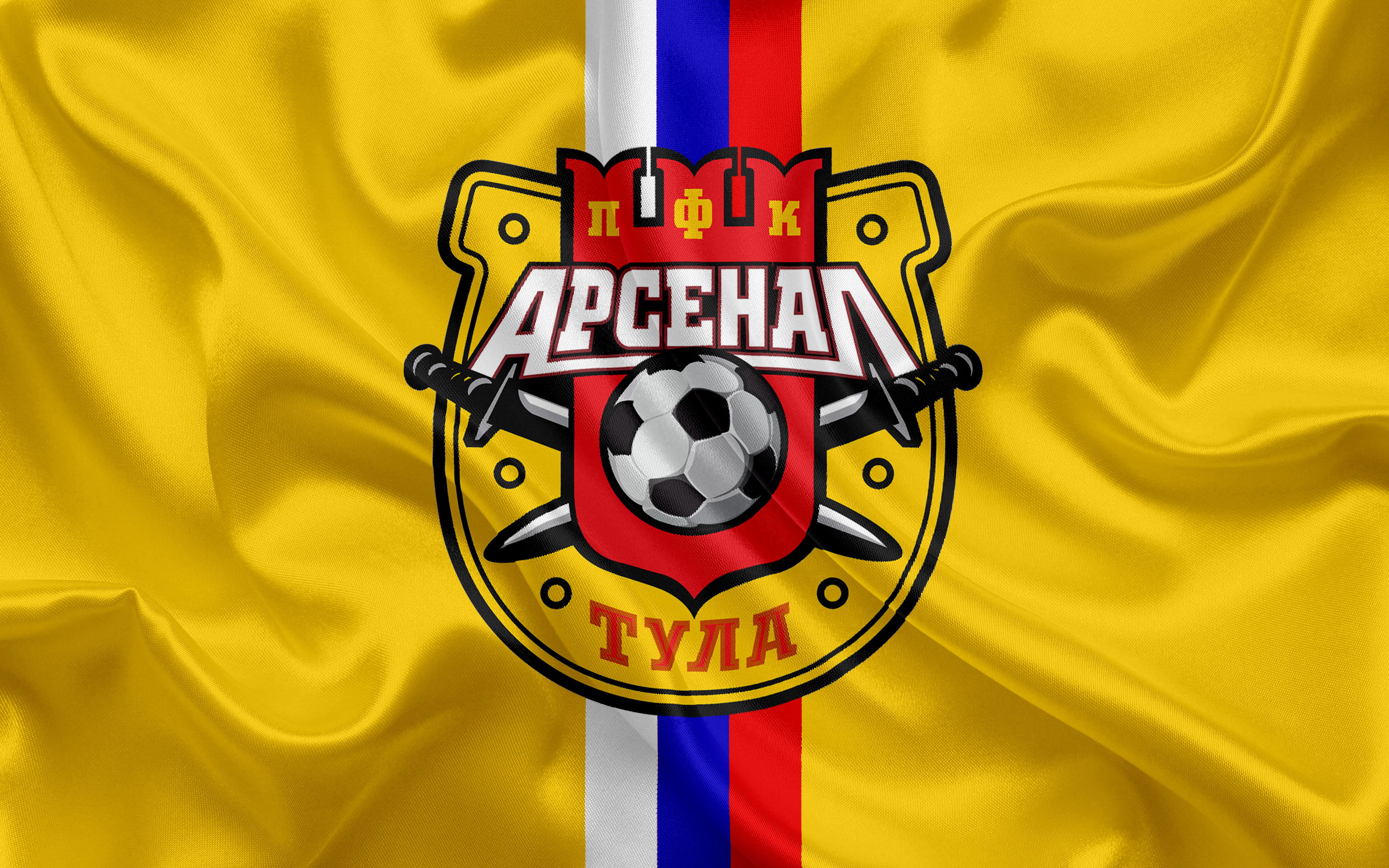 FC Arsenal Tula soccer logo HD Wallpaper
