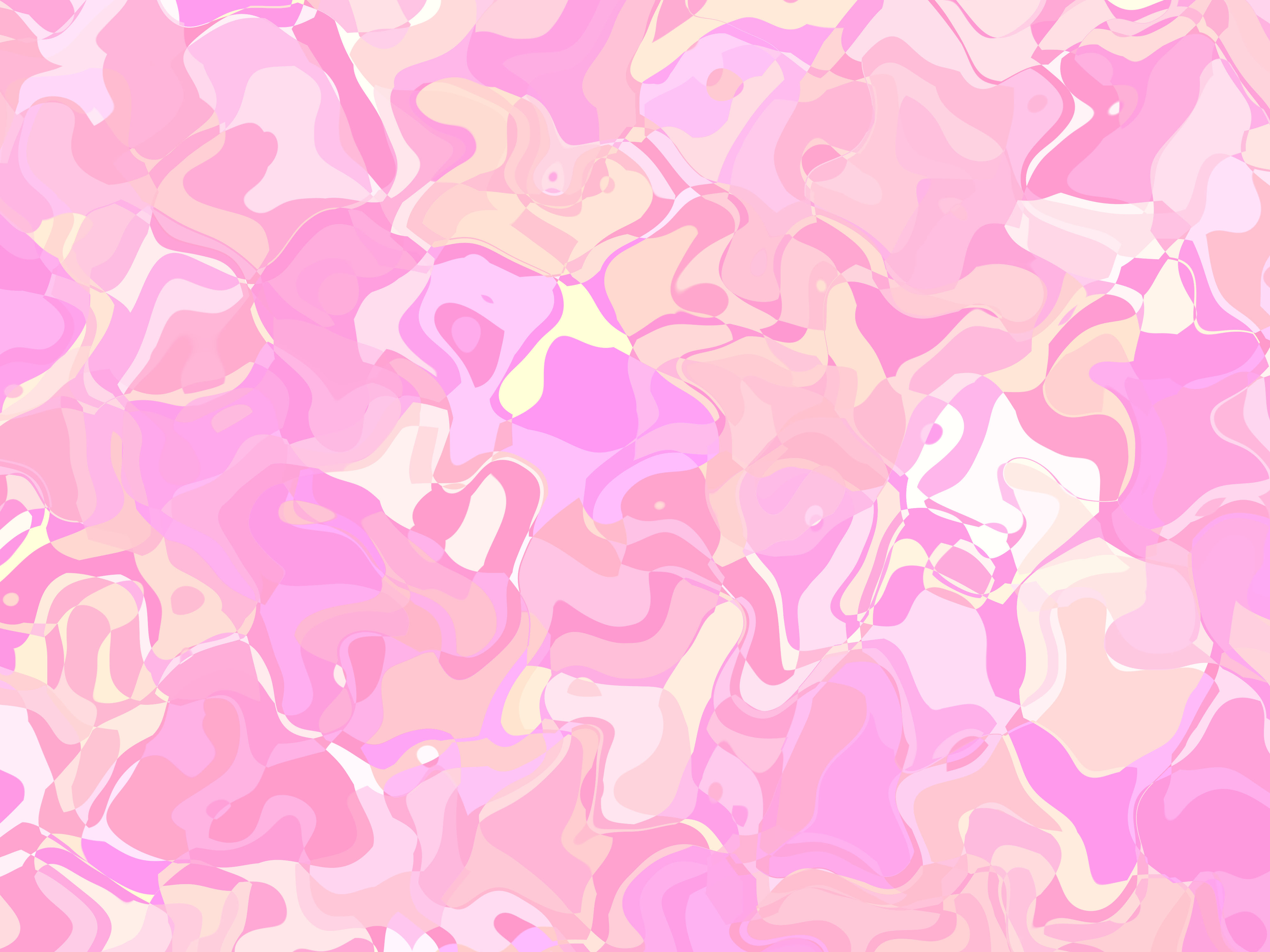 Pink and yellow abstract wavy pattern HD Wallpaper