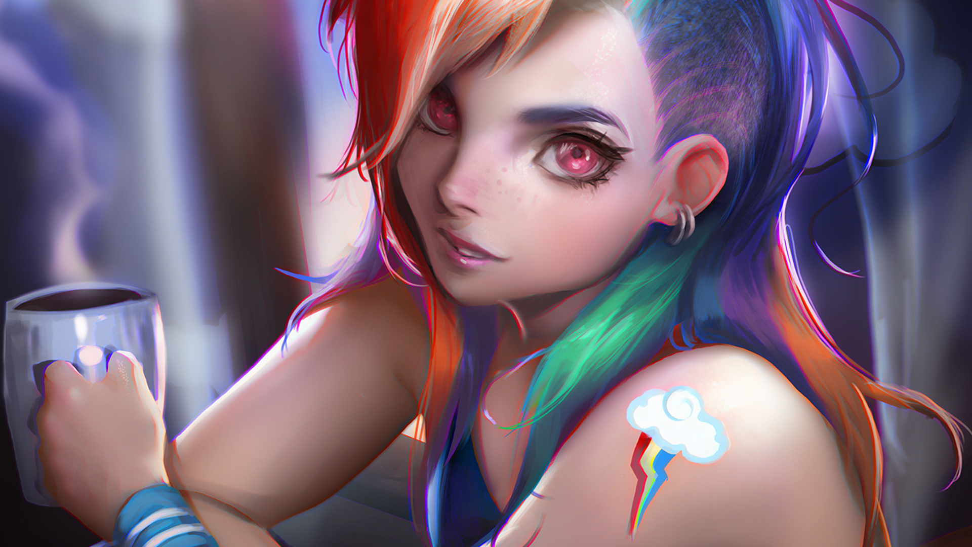 Rainbow Dash from My Little Pony: Friendship Is Magic HD Wallpaper