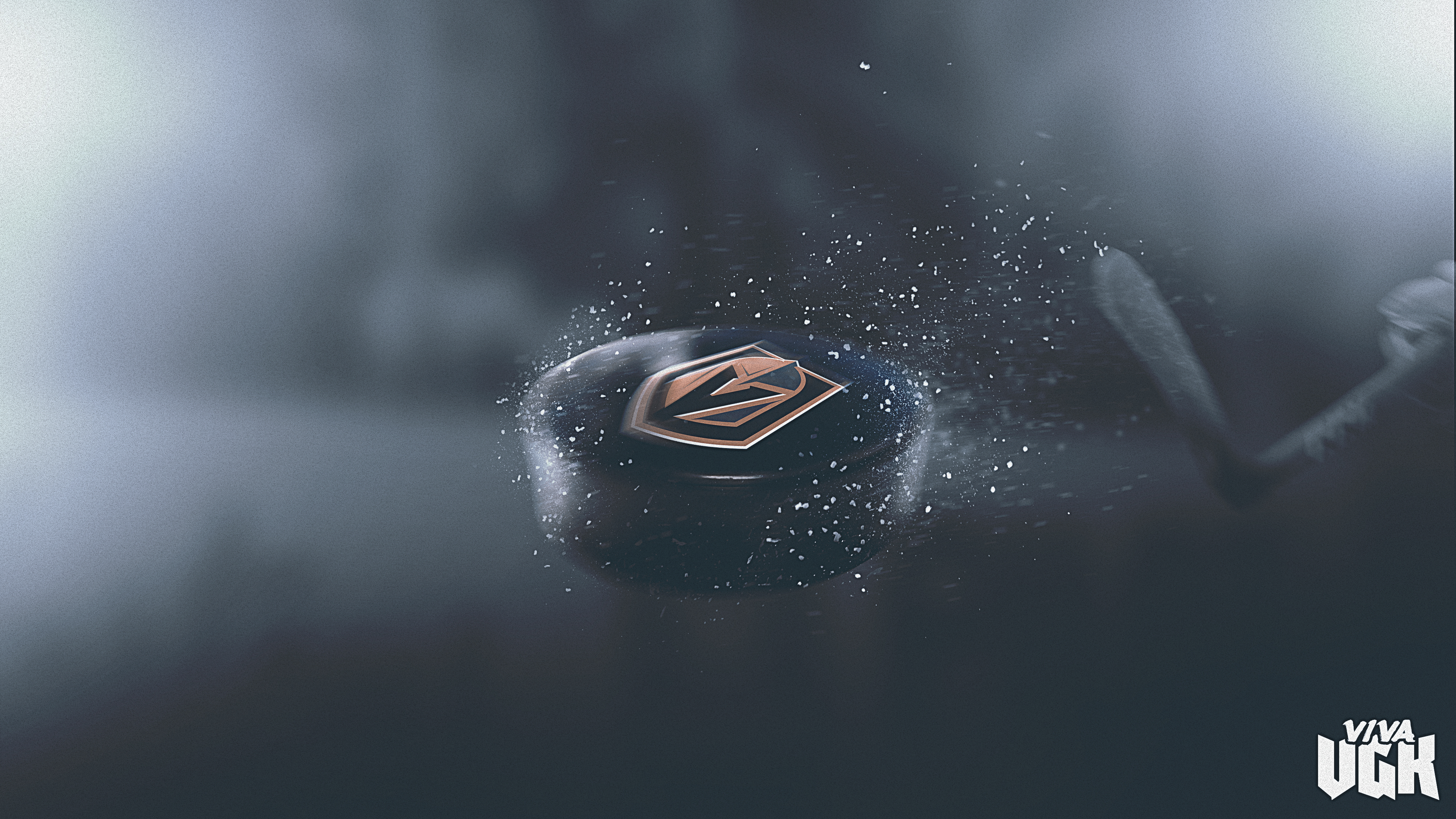 Vegas Golden Knights Hockey Puck HD Wallpaper