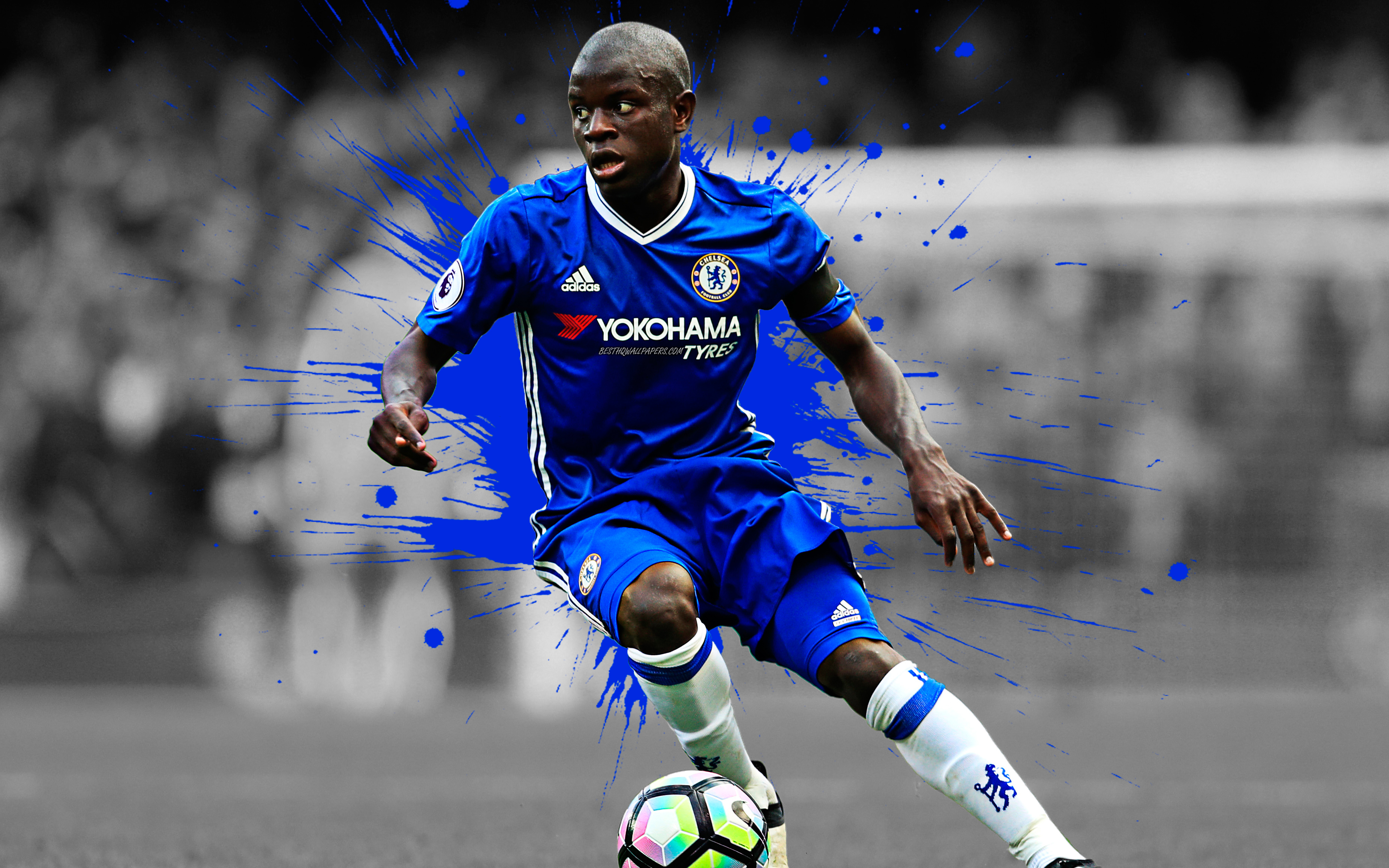 N'Golo Kanté of Chelsea F.C. HD Wallpaper