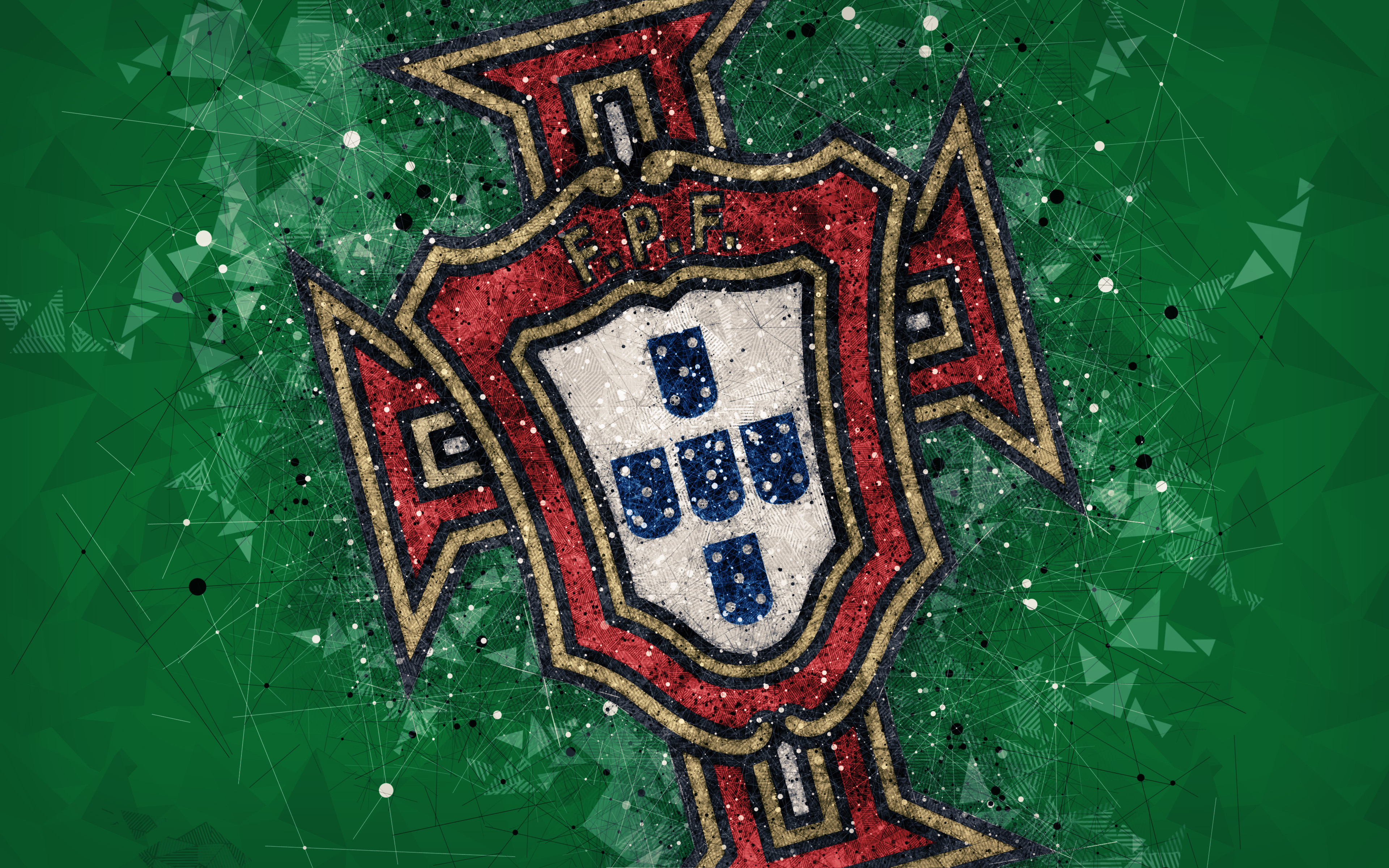 Portugal National Football Team Logo HD Wallpaper