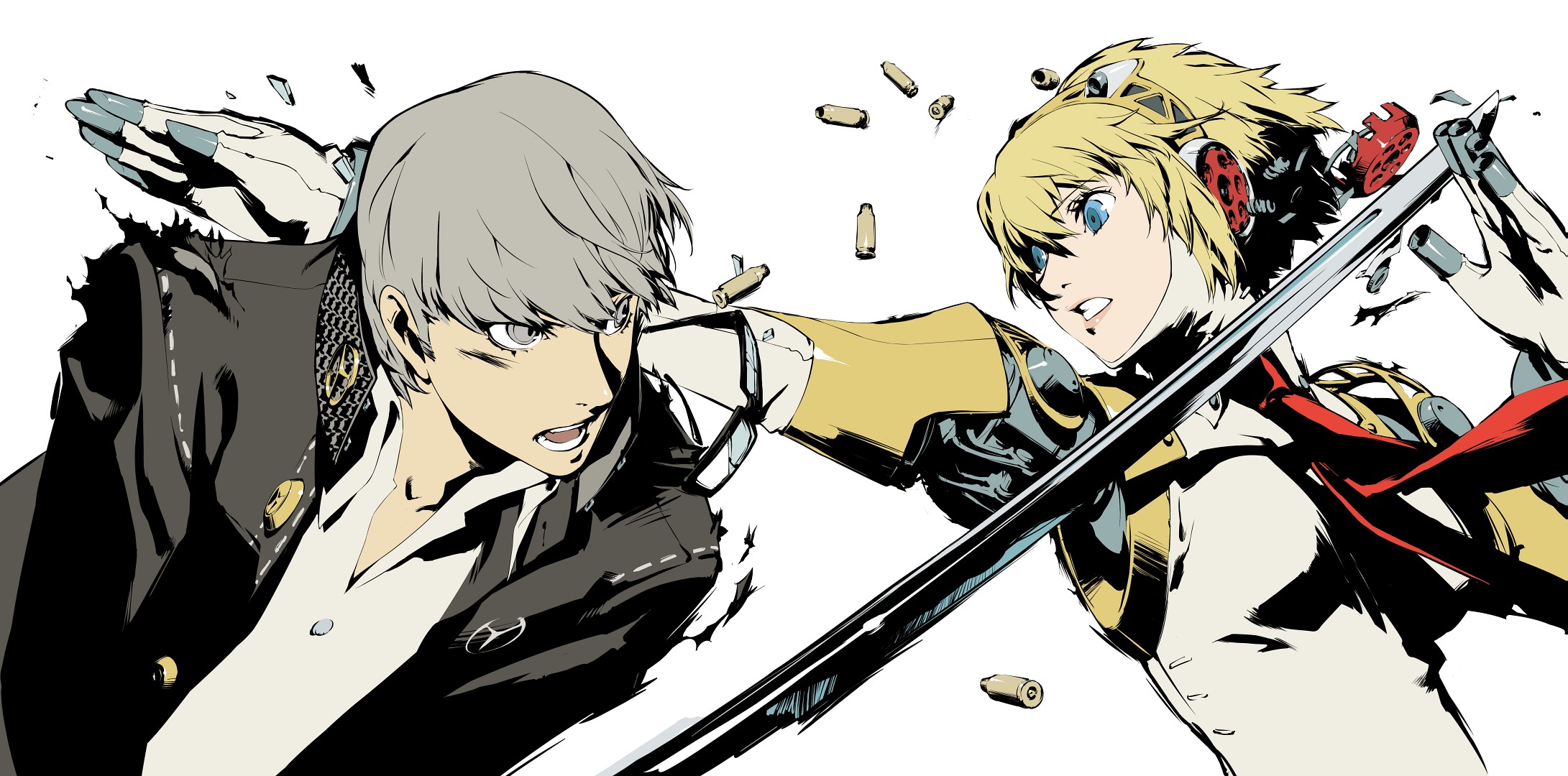 Yu Narukami and Aigis from Persona HD Wallpaper