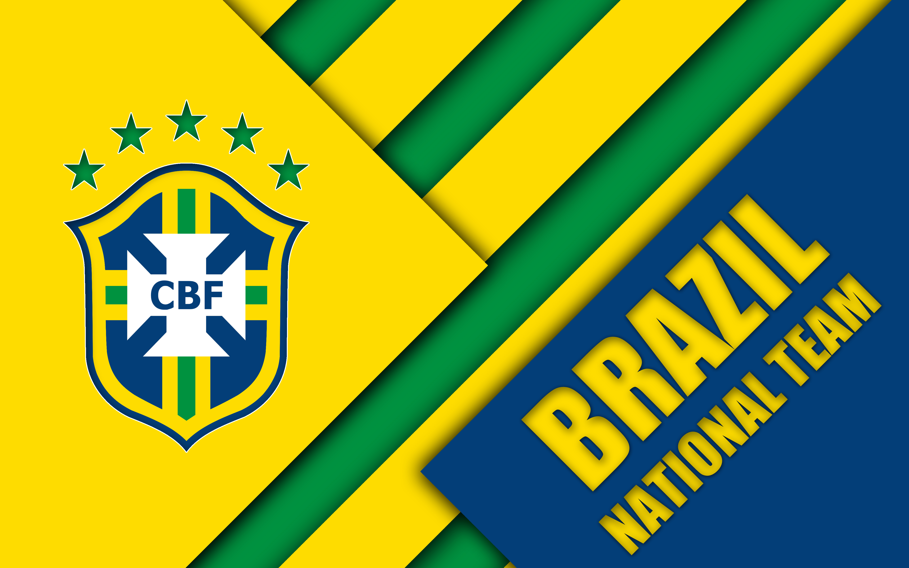 Brazil National Football Team Logo HD Wallpaper