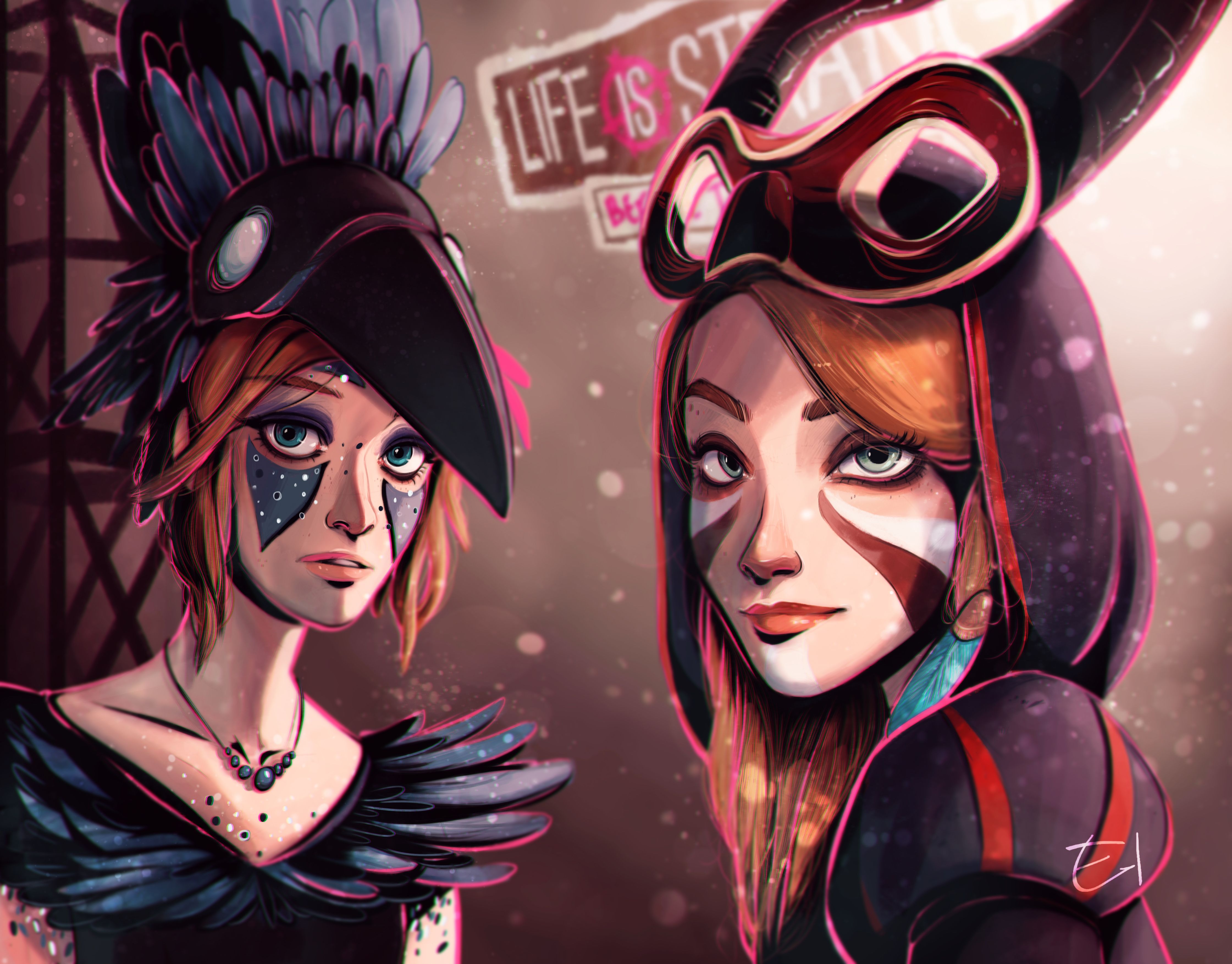 Chloe and Rachel from Life is Strange: Before the Storm HD Wallpaper