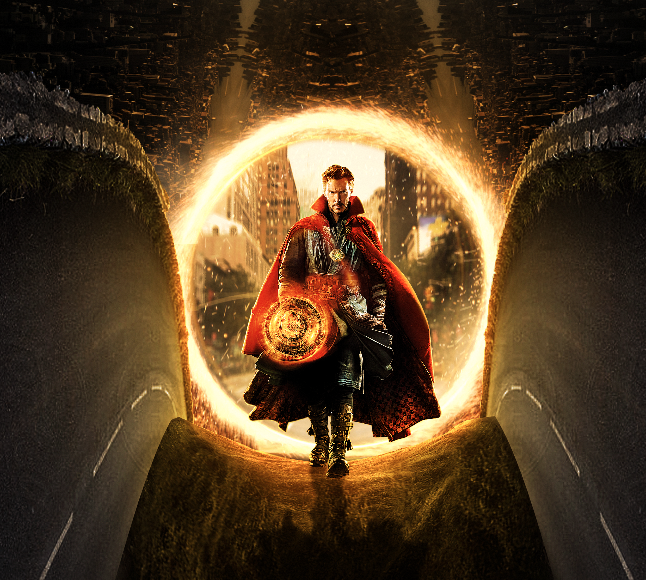 Doctor Strange creating a portal HD Wallpaper