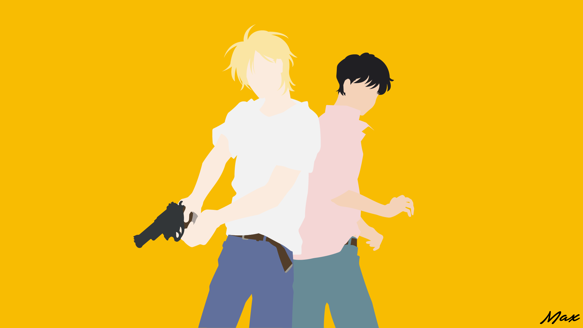 Ash Lynx and Eiji Okumura from Banana Fish HD Wallpaper
