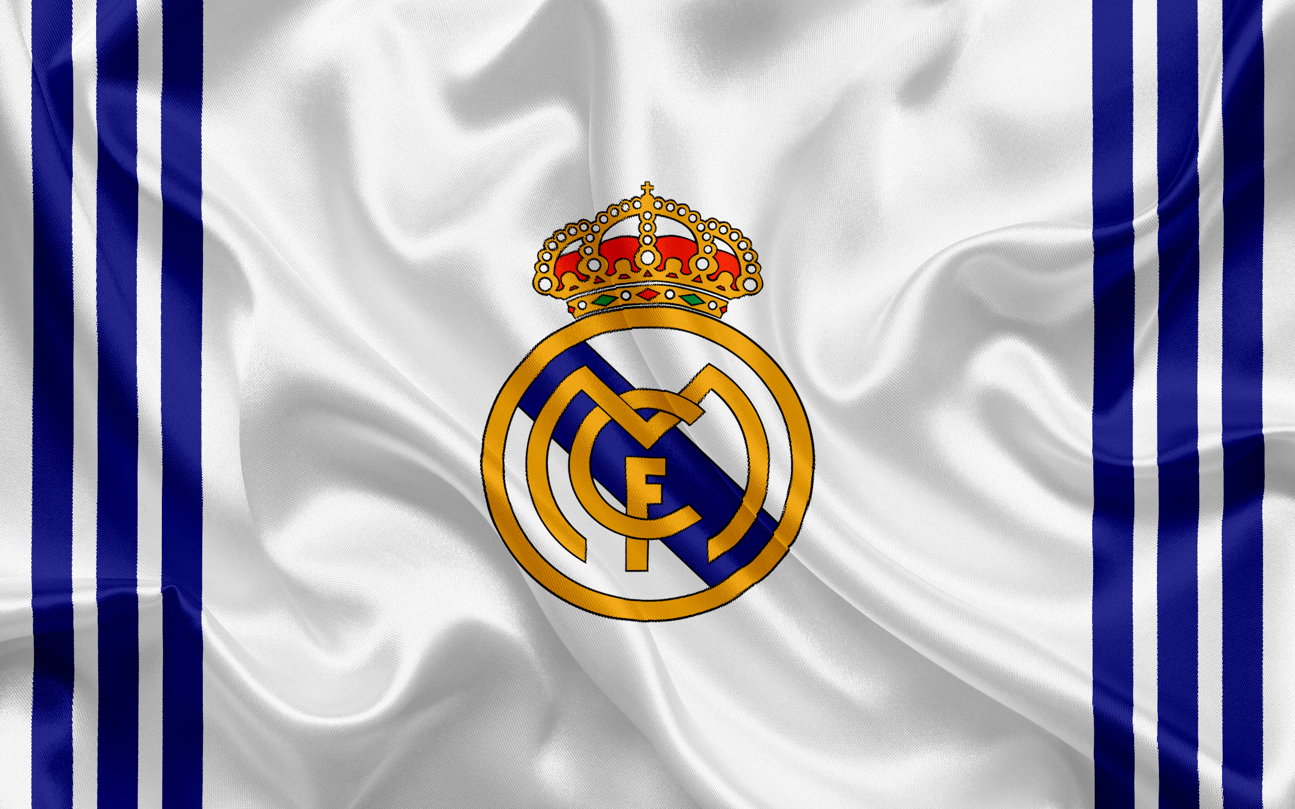 Real Madrid C.F. Flag HD Wallpaper