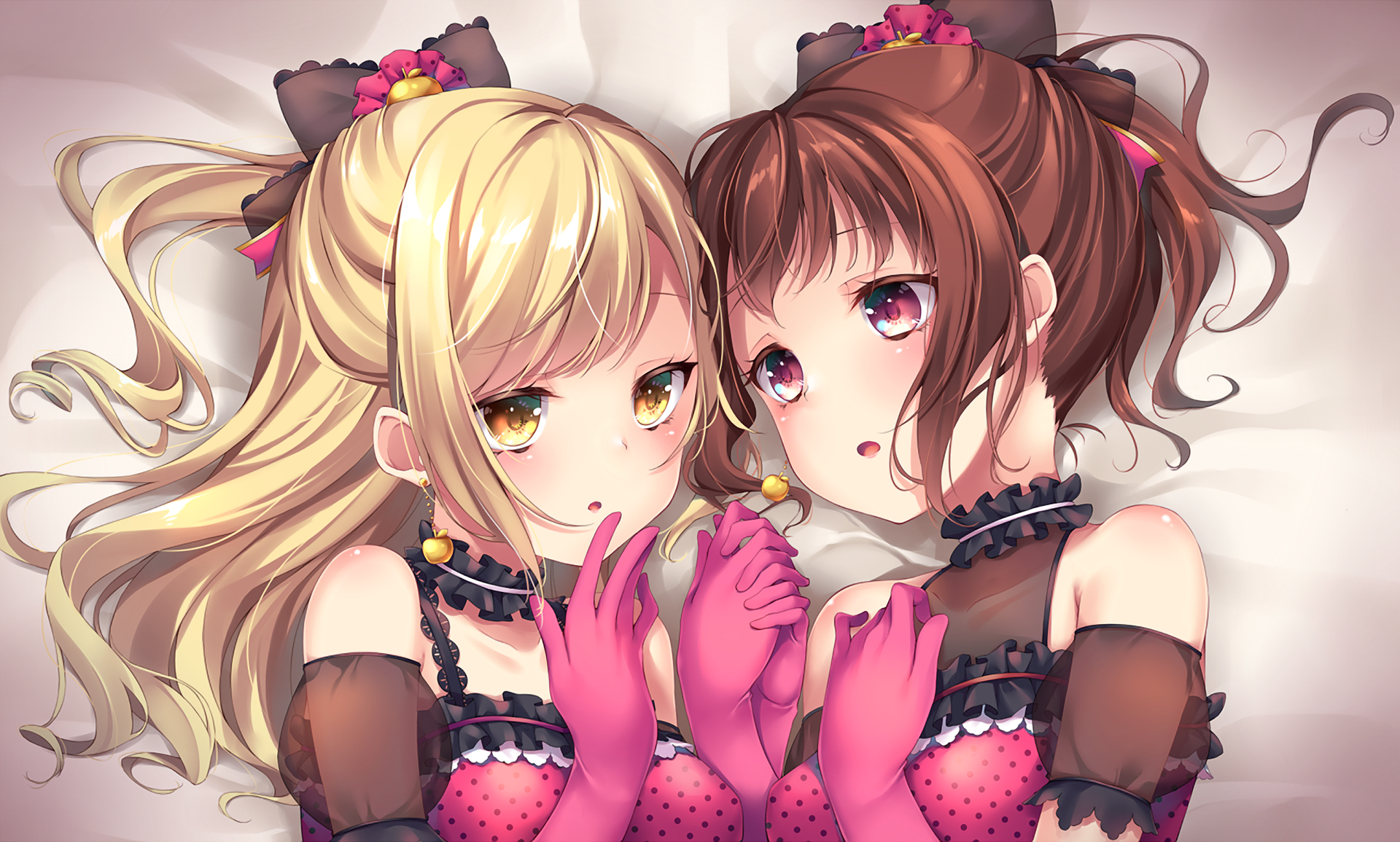 Kasumi Toyama and Arisa Ichigaya from BanG Dream! HD Wallpaper