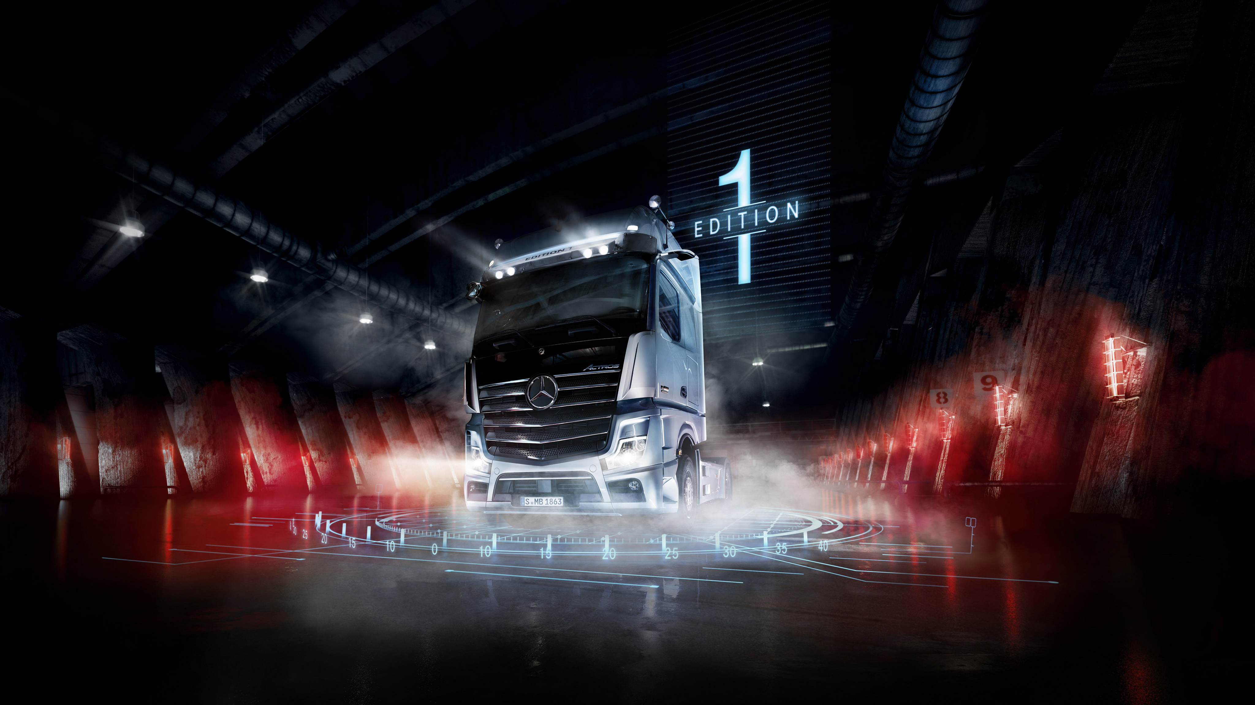 Mercedes-Benz Actros 1 Edition Truck HD Wallpaper